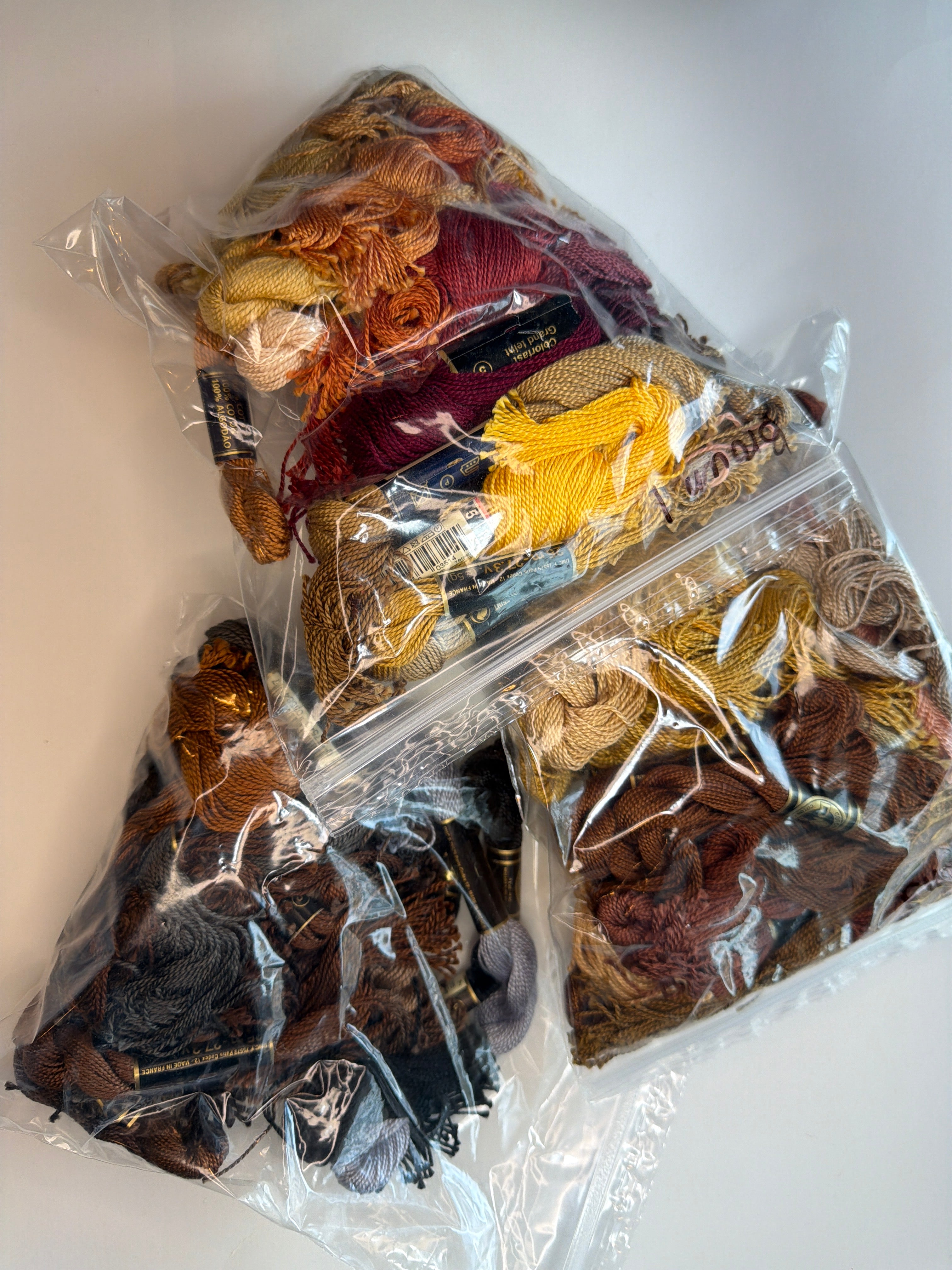 Grab Bag DMC Perle: Brown
