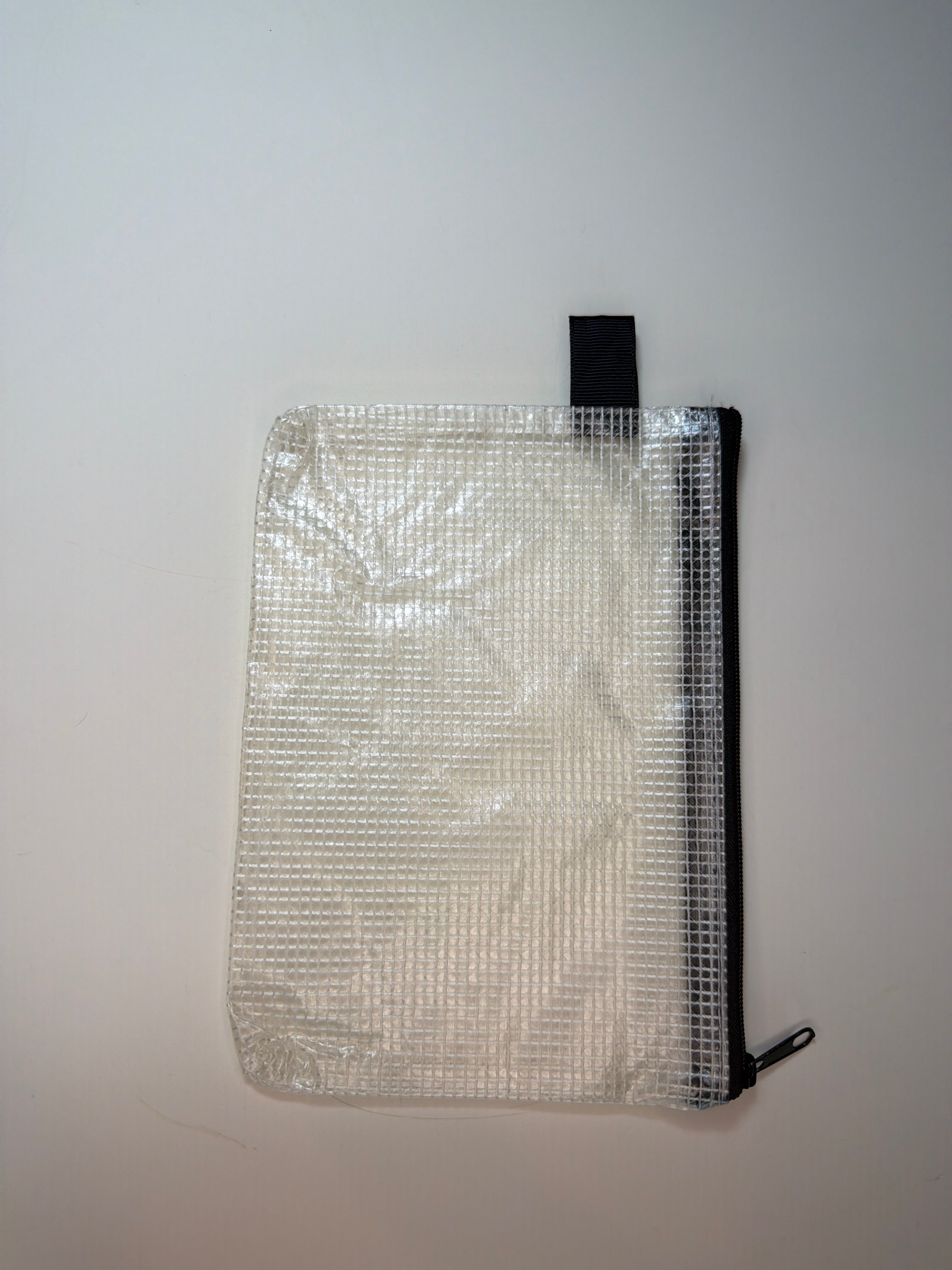 Project Bag: mini clear plastic with black zipper