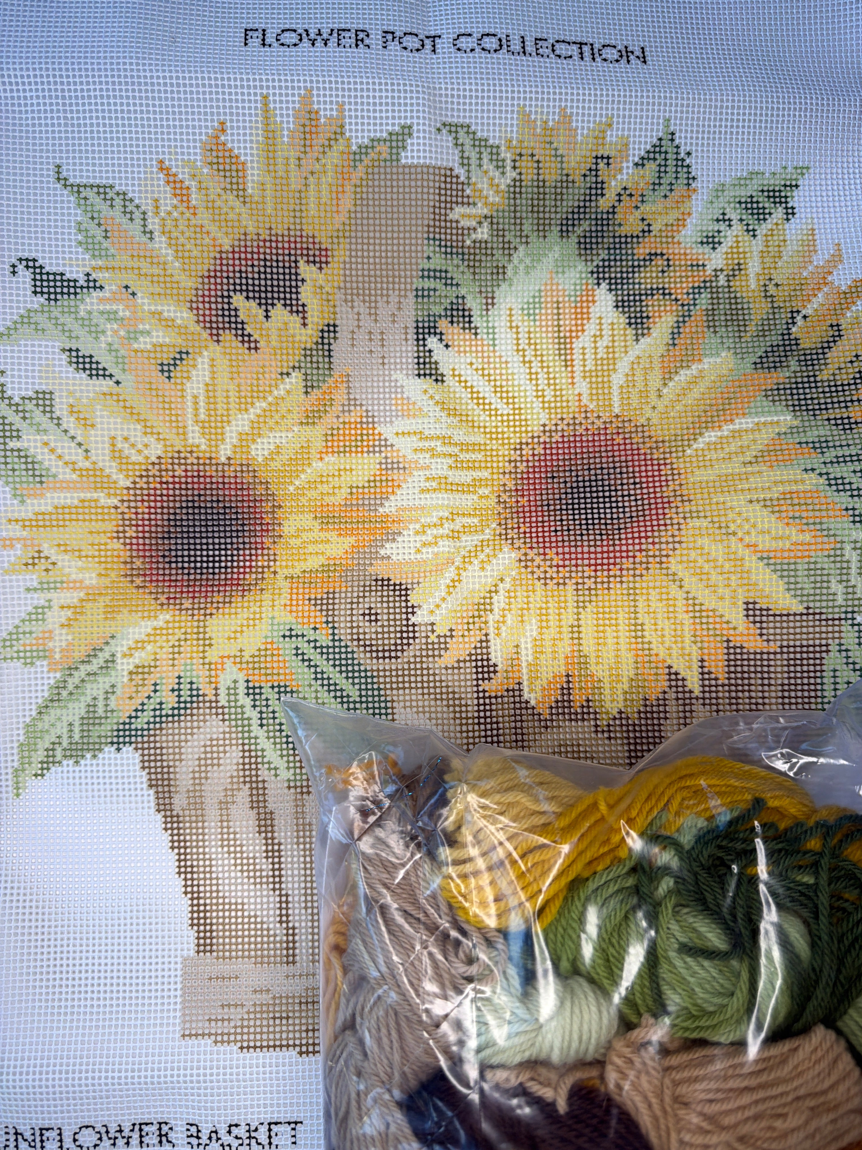 Flower Pot Collection: Sunflower Basket
