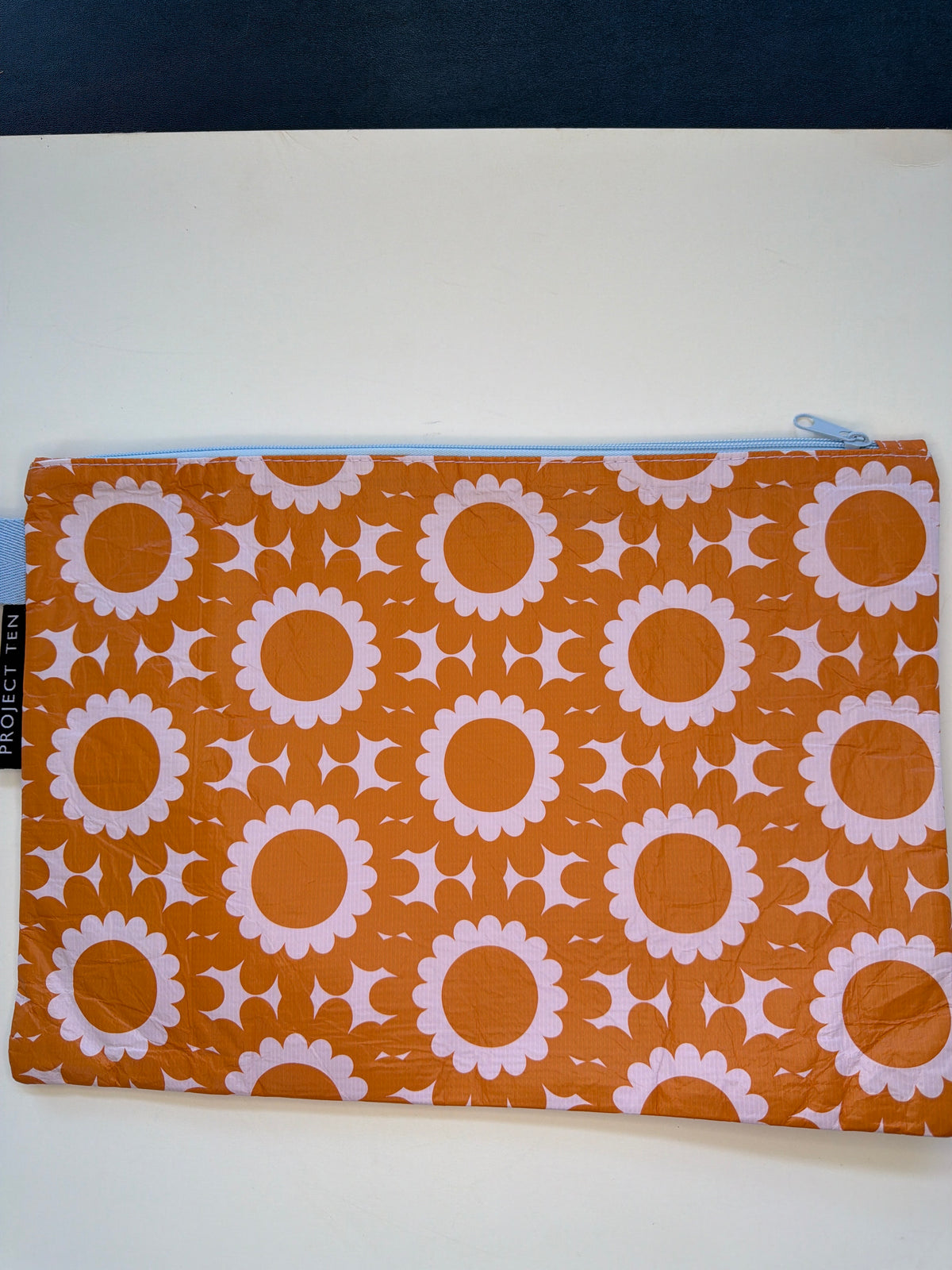 Project Bag: Large Orange Floral