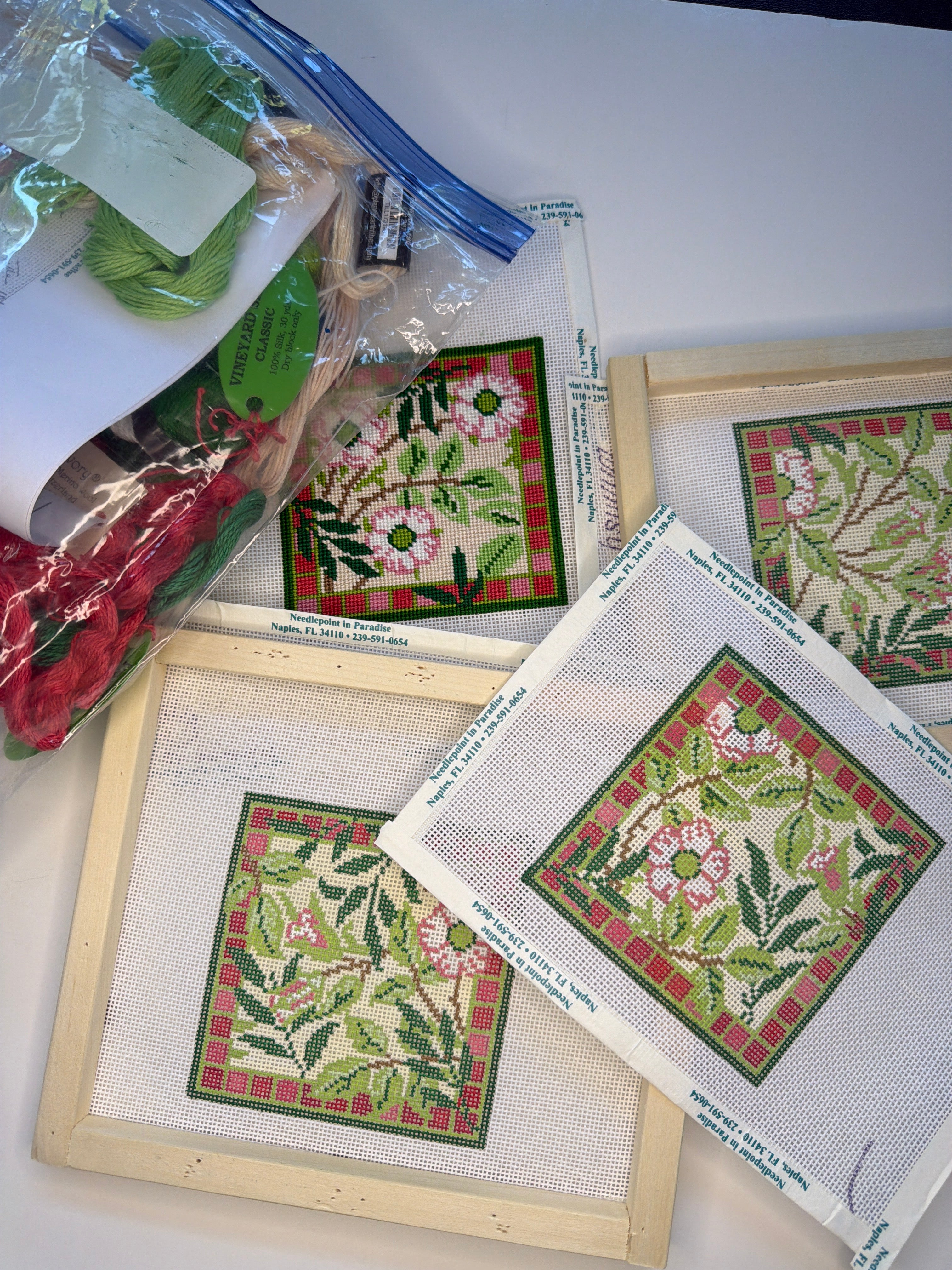 Floral Pink Coasters
