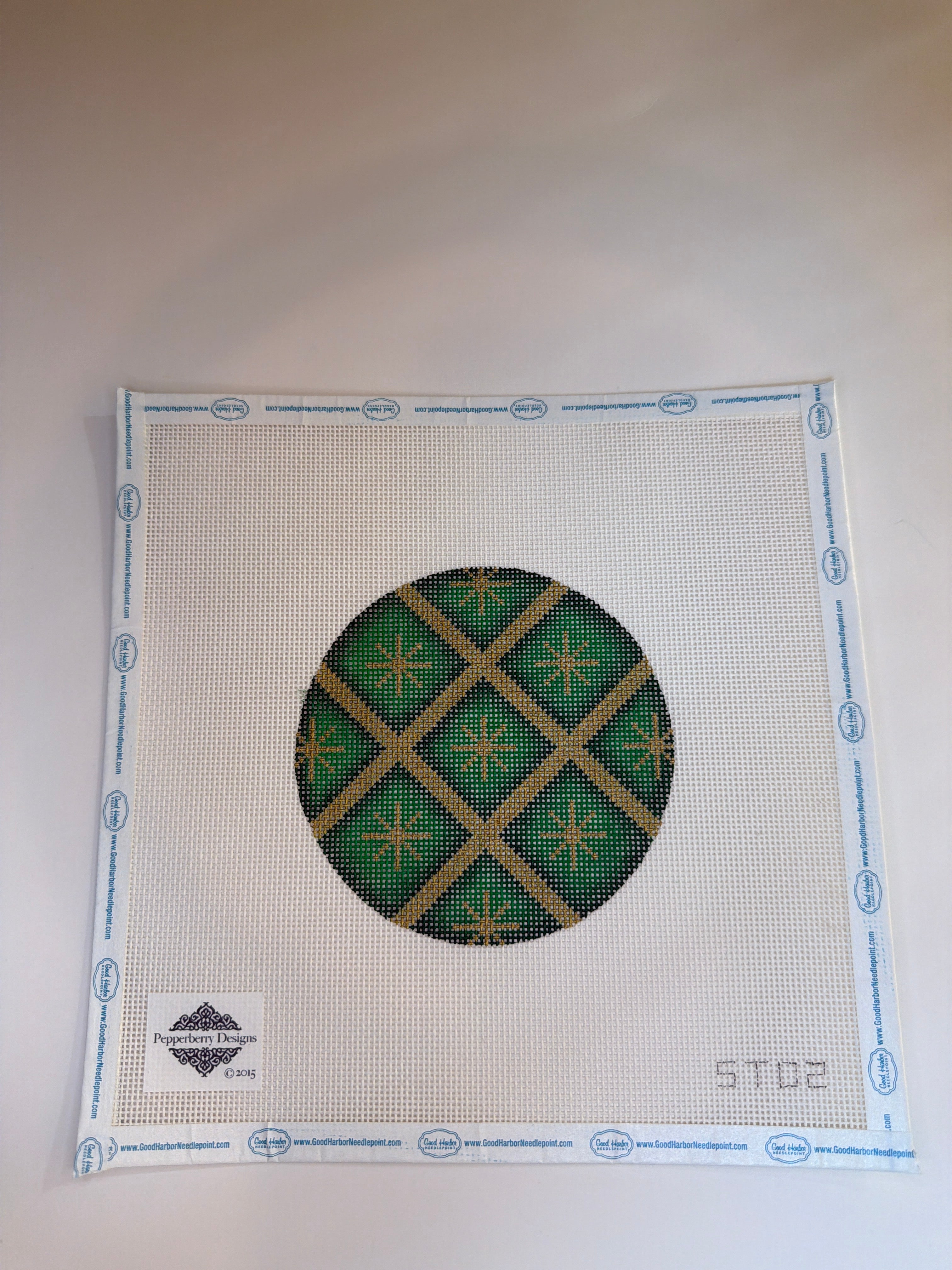 Quilted Star Green