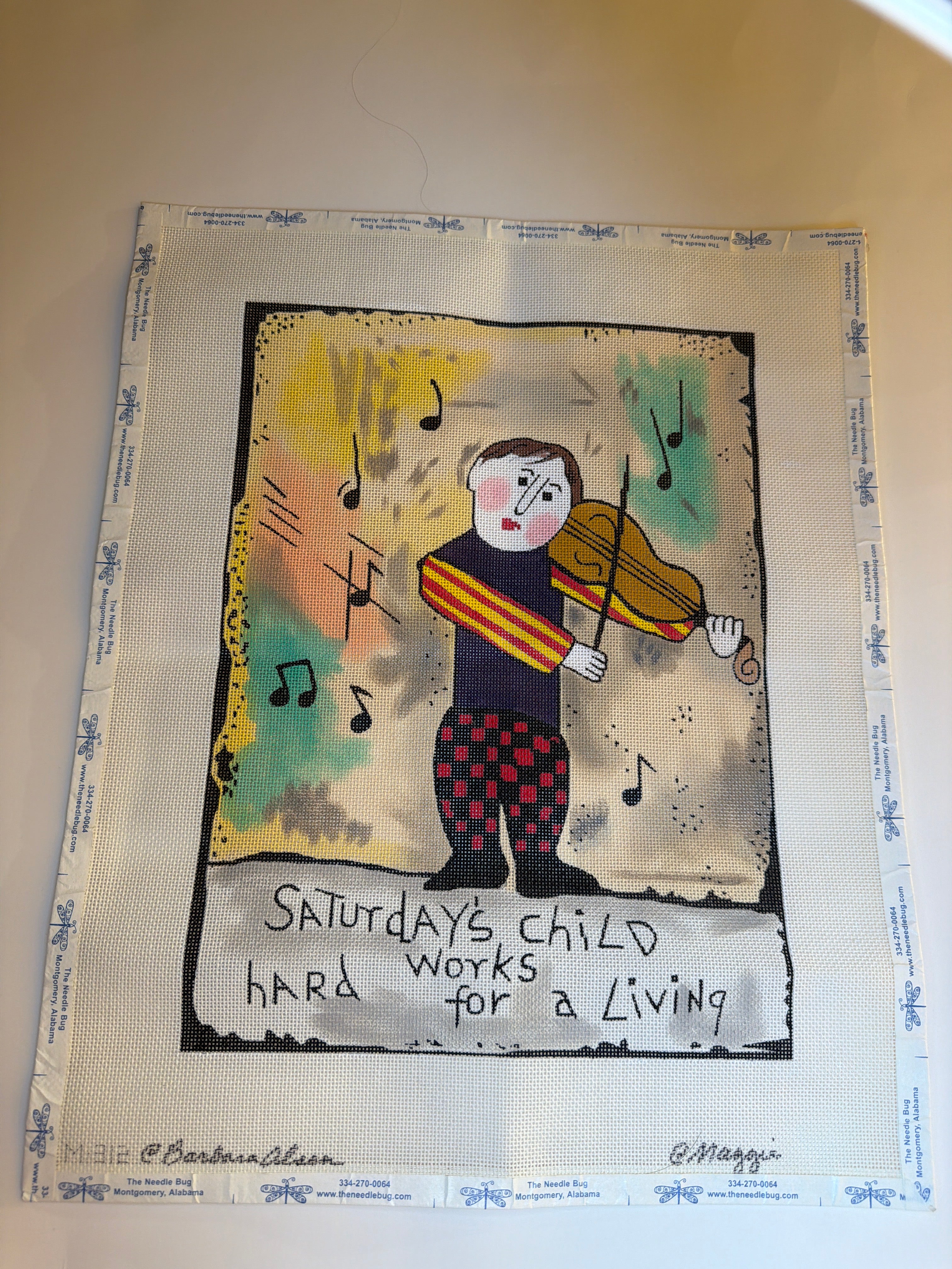 Saturday's Child Work Hard...