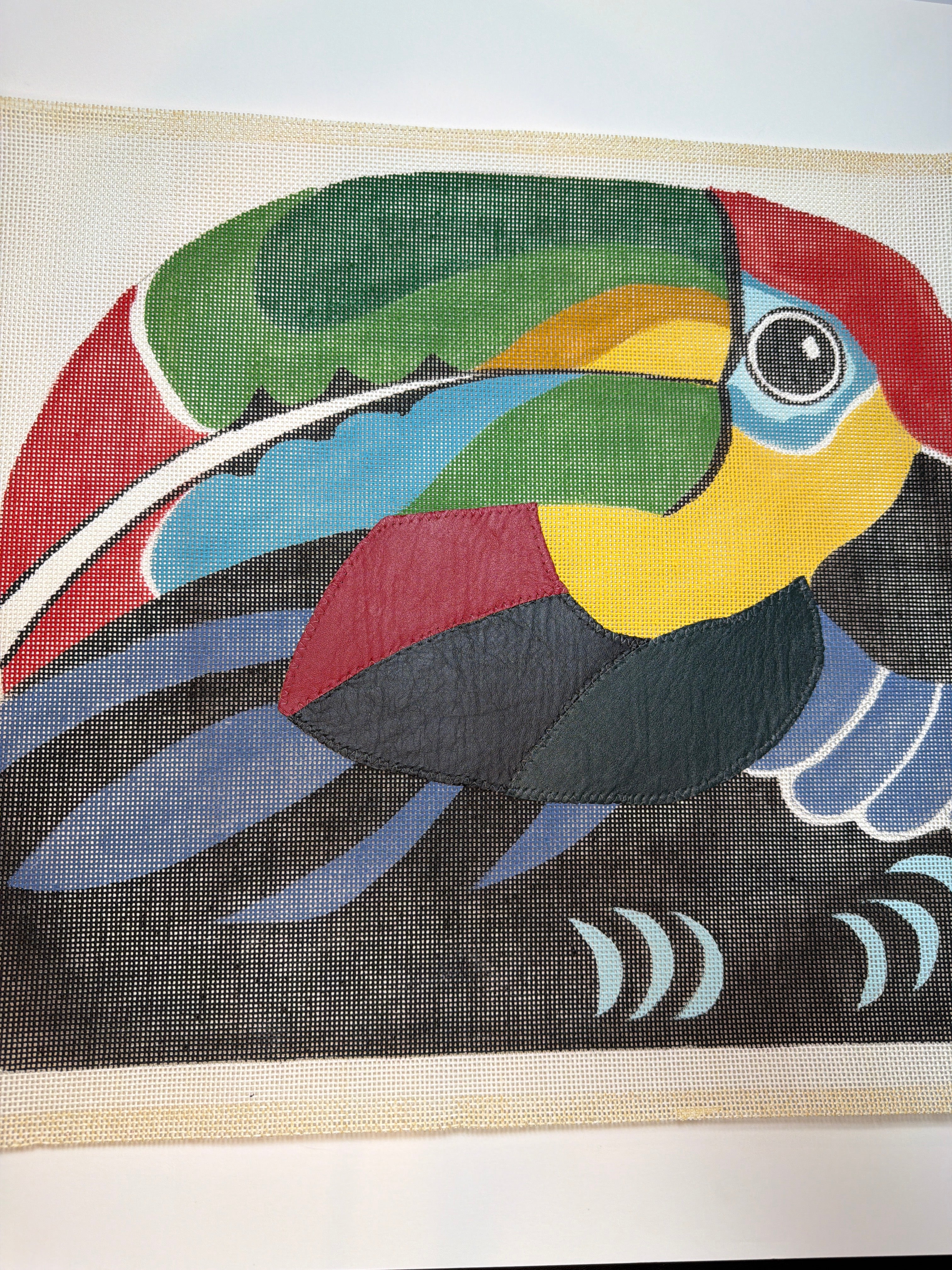 Parrot with Leather