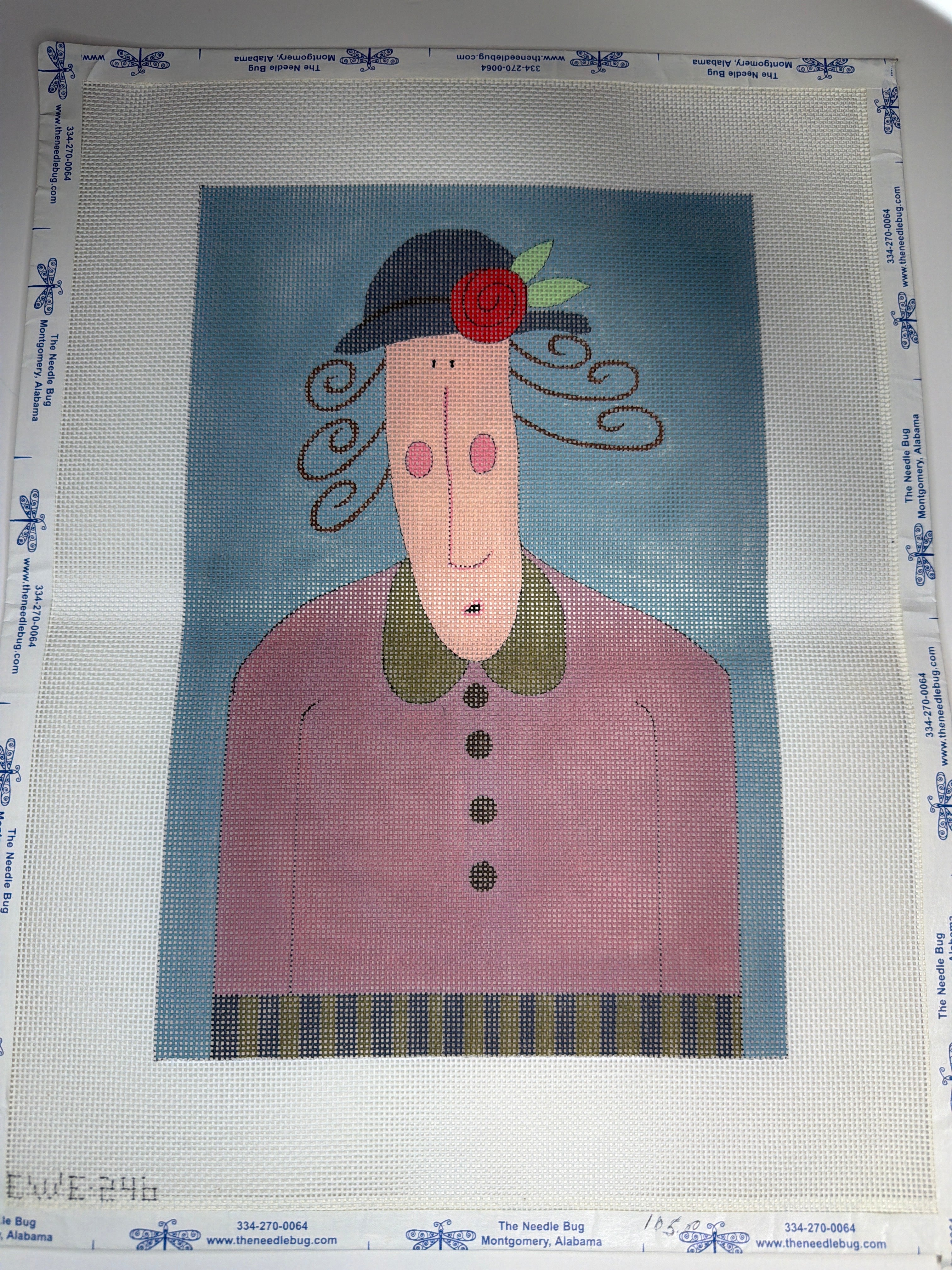 Julia P (Woman with Flower)