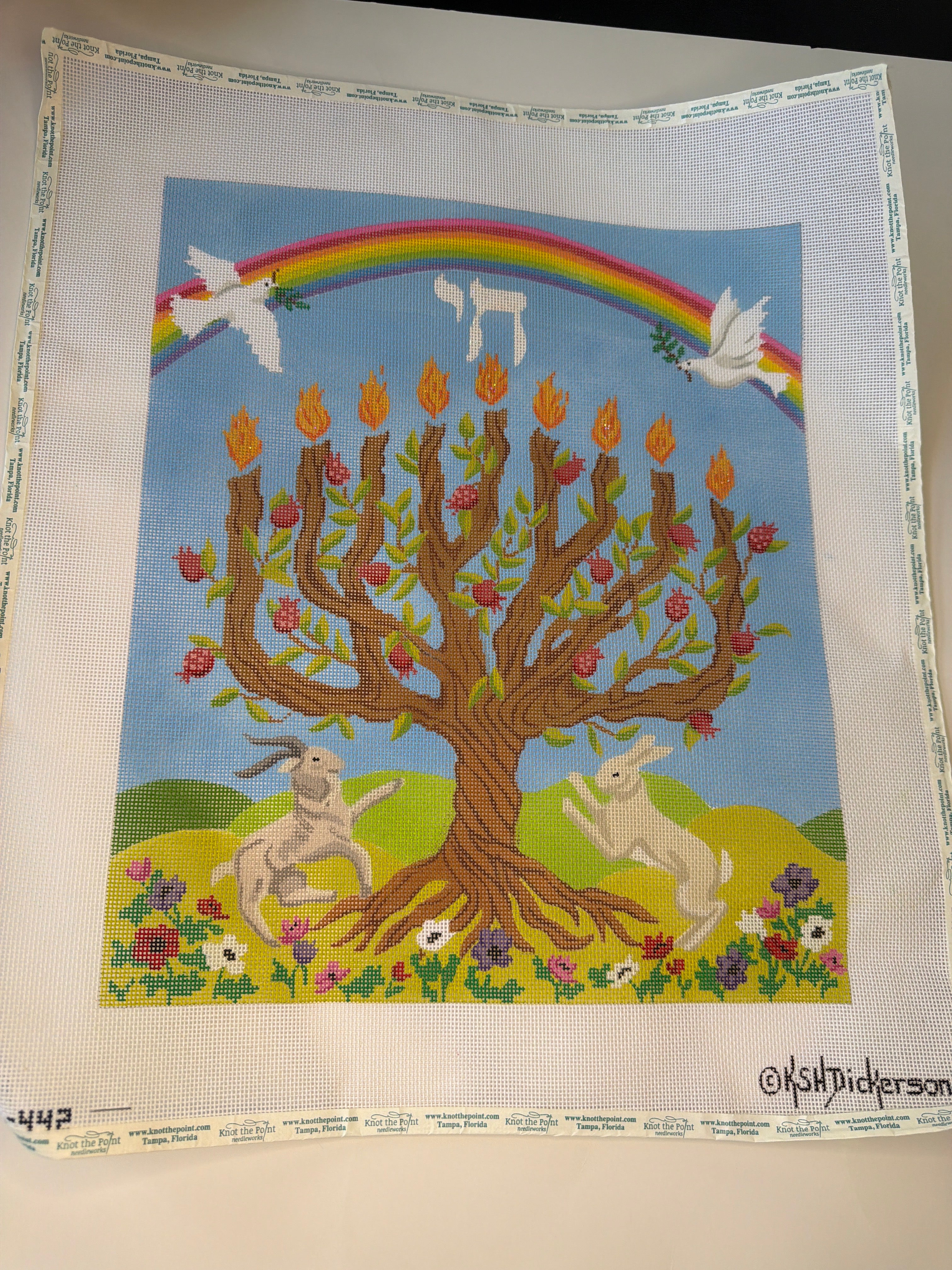 Tree of Life Menorah