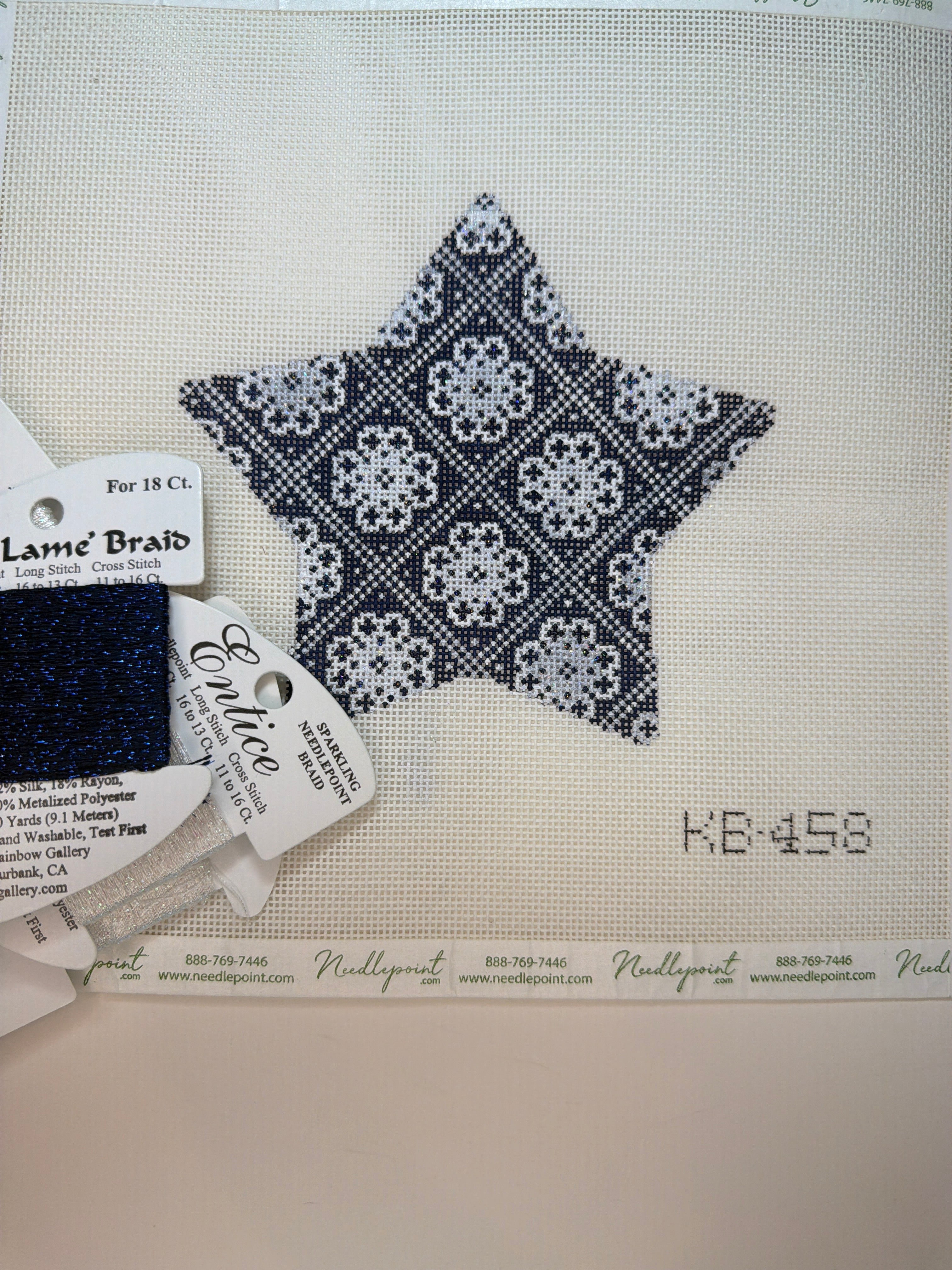 Navy Nordic Star Trellis