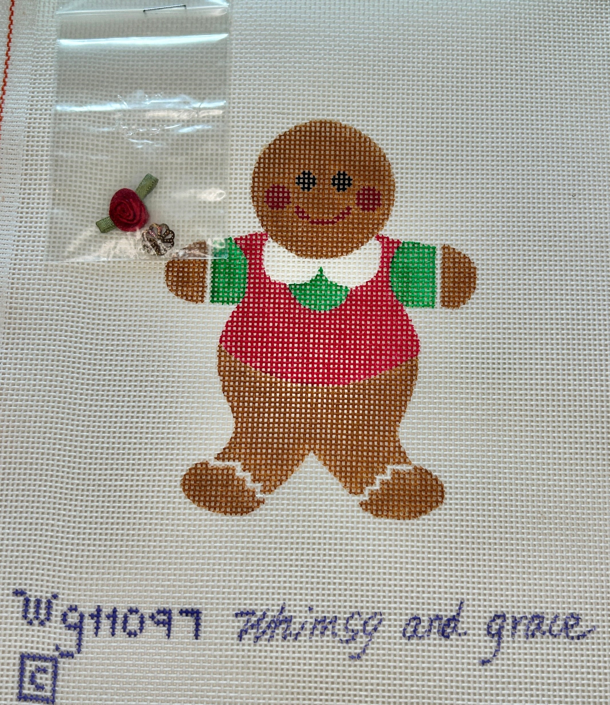 Gingerbread Man in Red Shirt