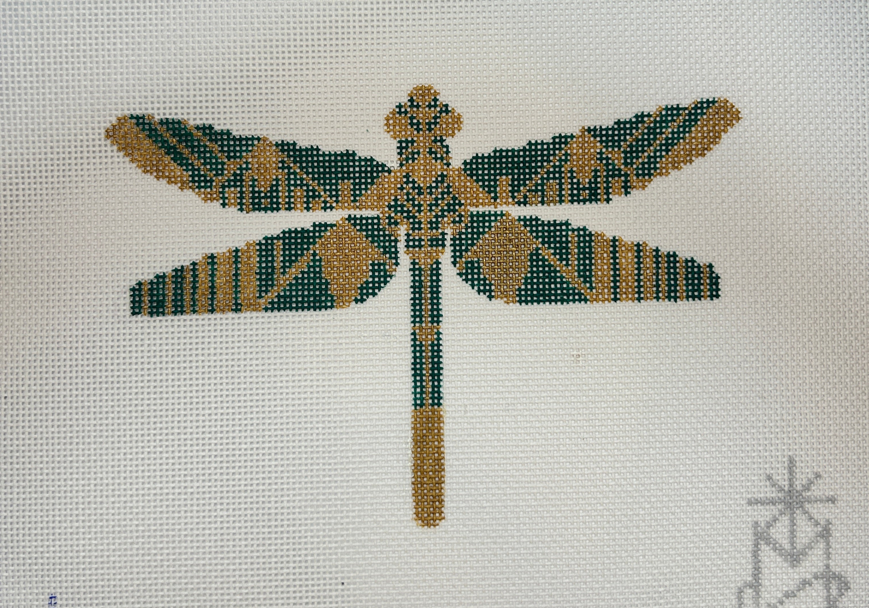 Green and Gold Dragonfly