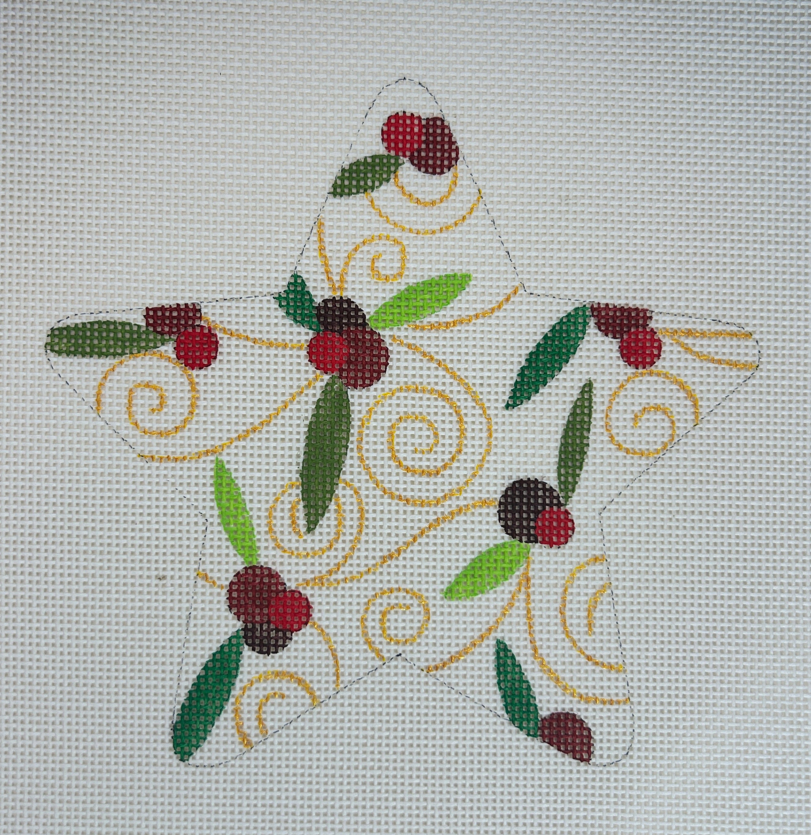 Holly Berry Star