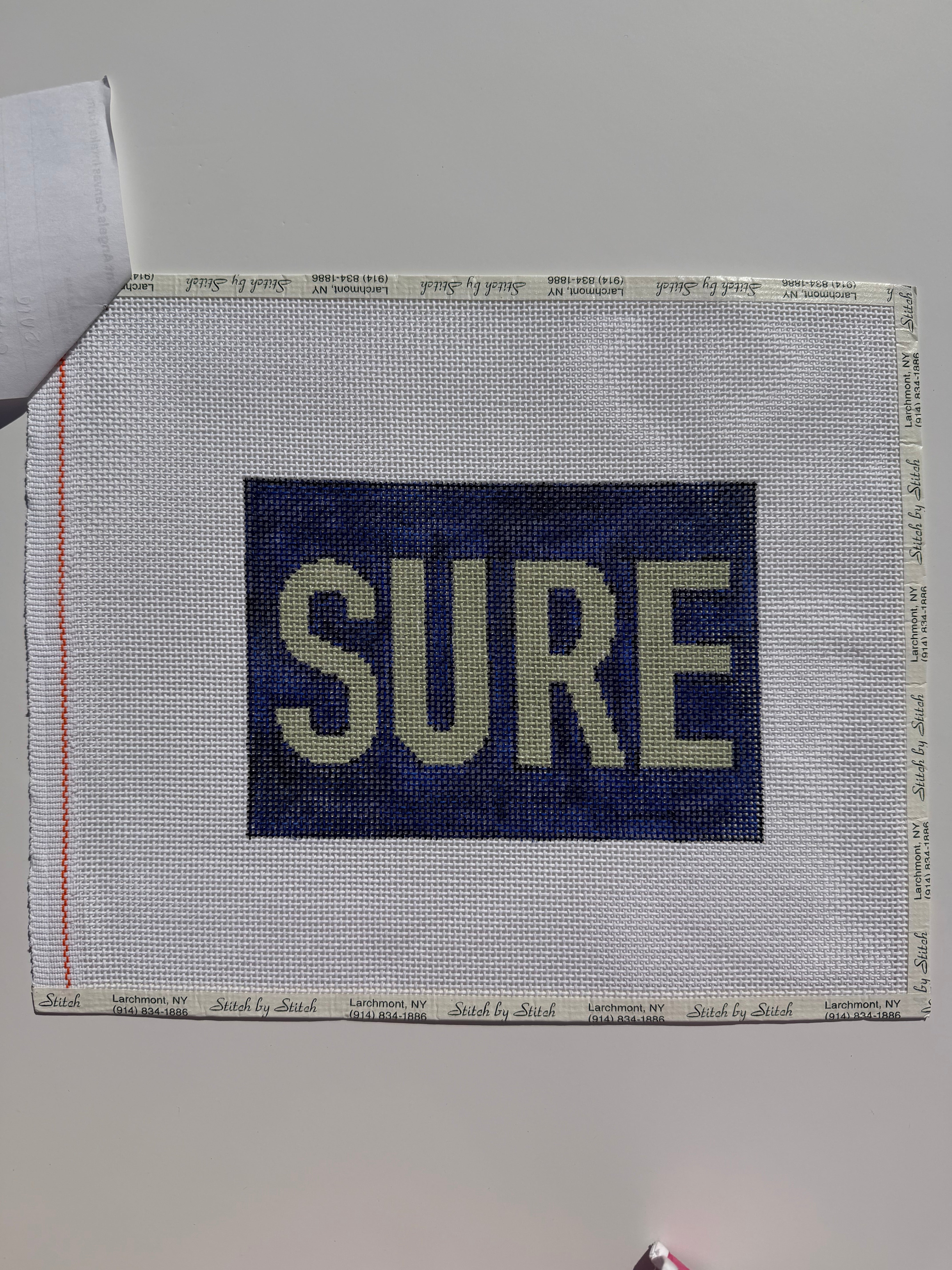 Sure Needlepoint Canvas by Cabell Stitchery