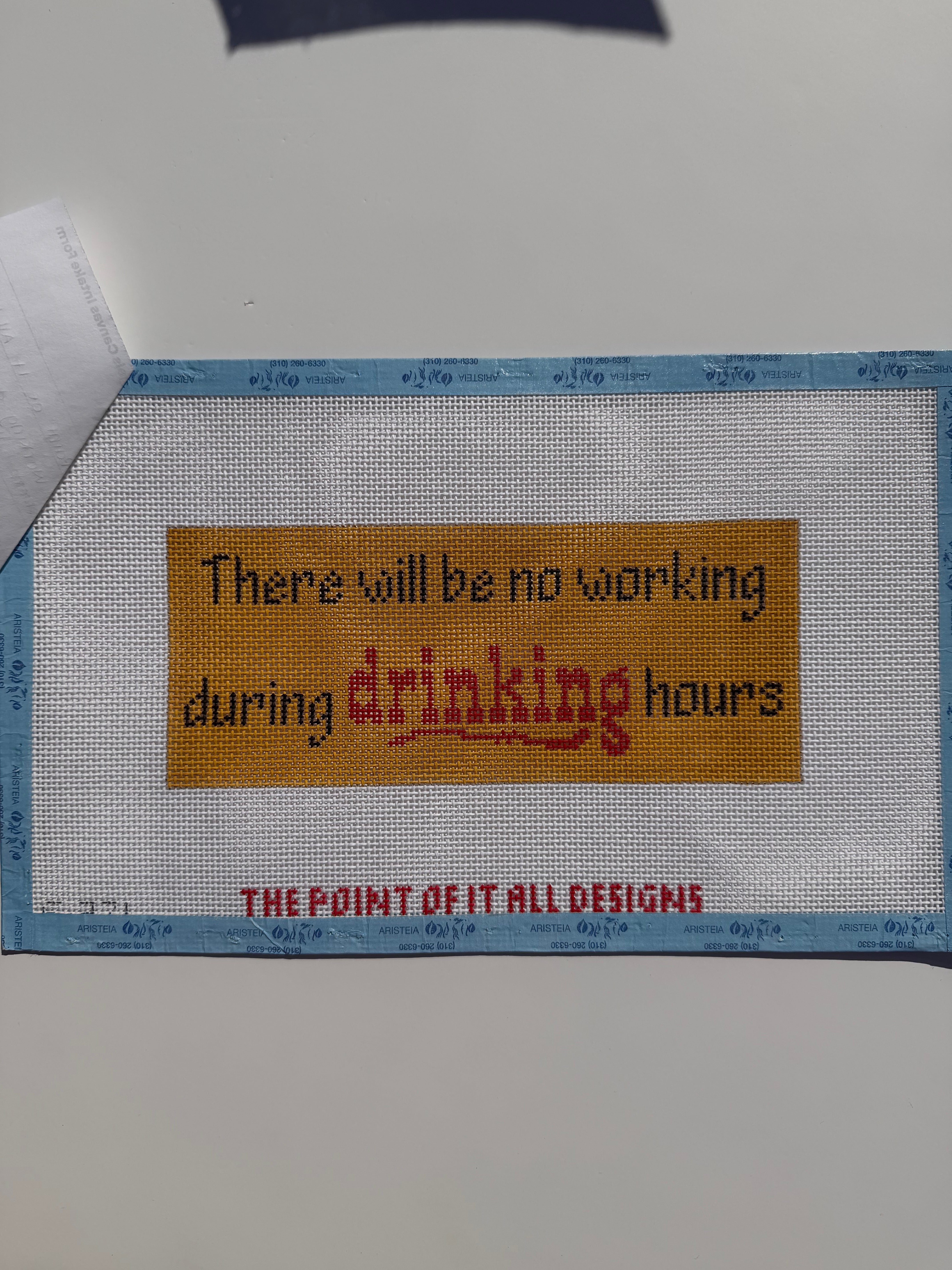 No Working During Drinking Hours by The Point of It All