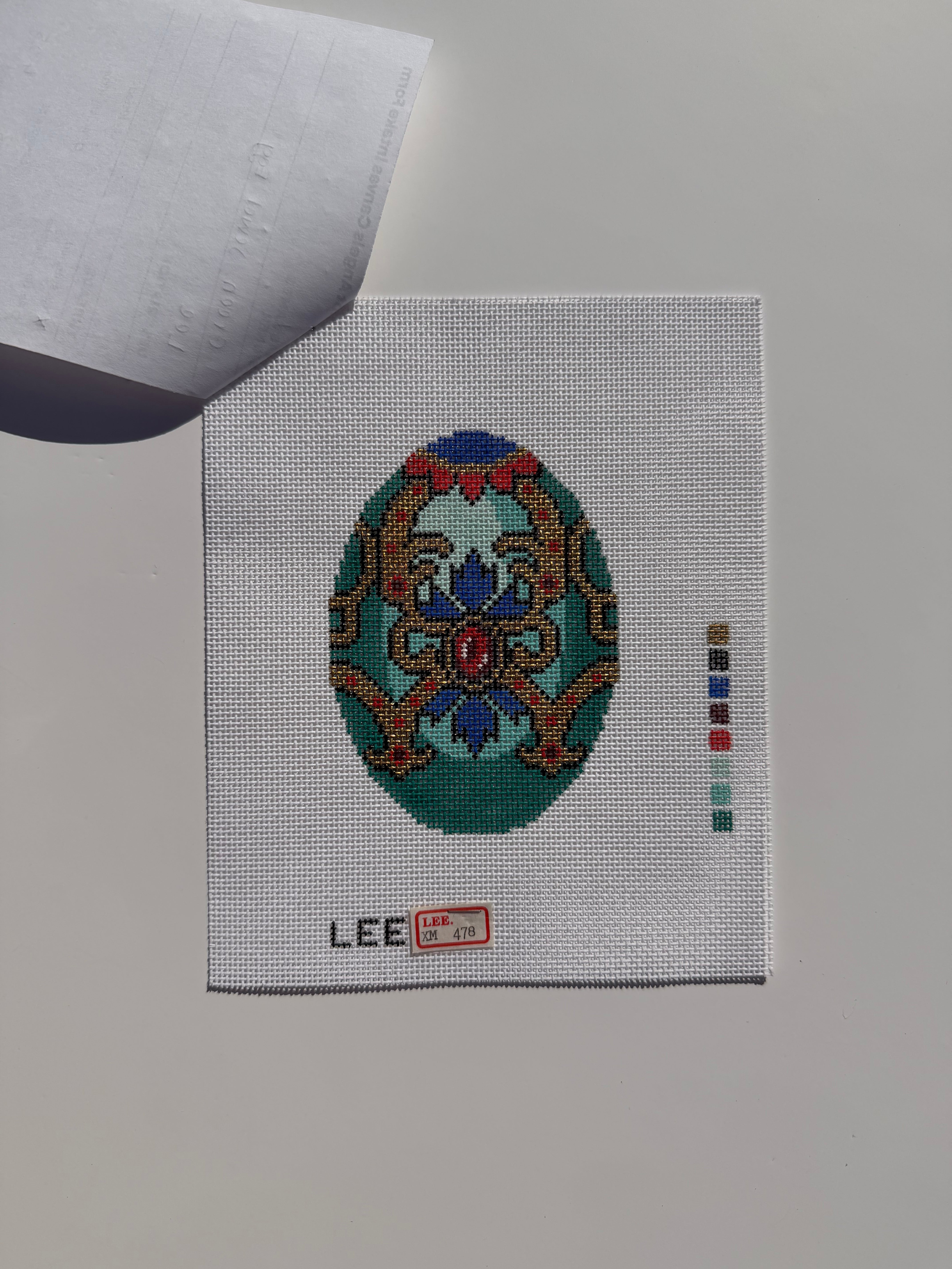 Green Jewel Egg by Lee