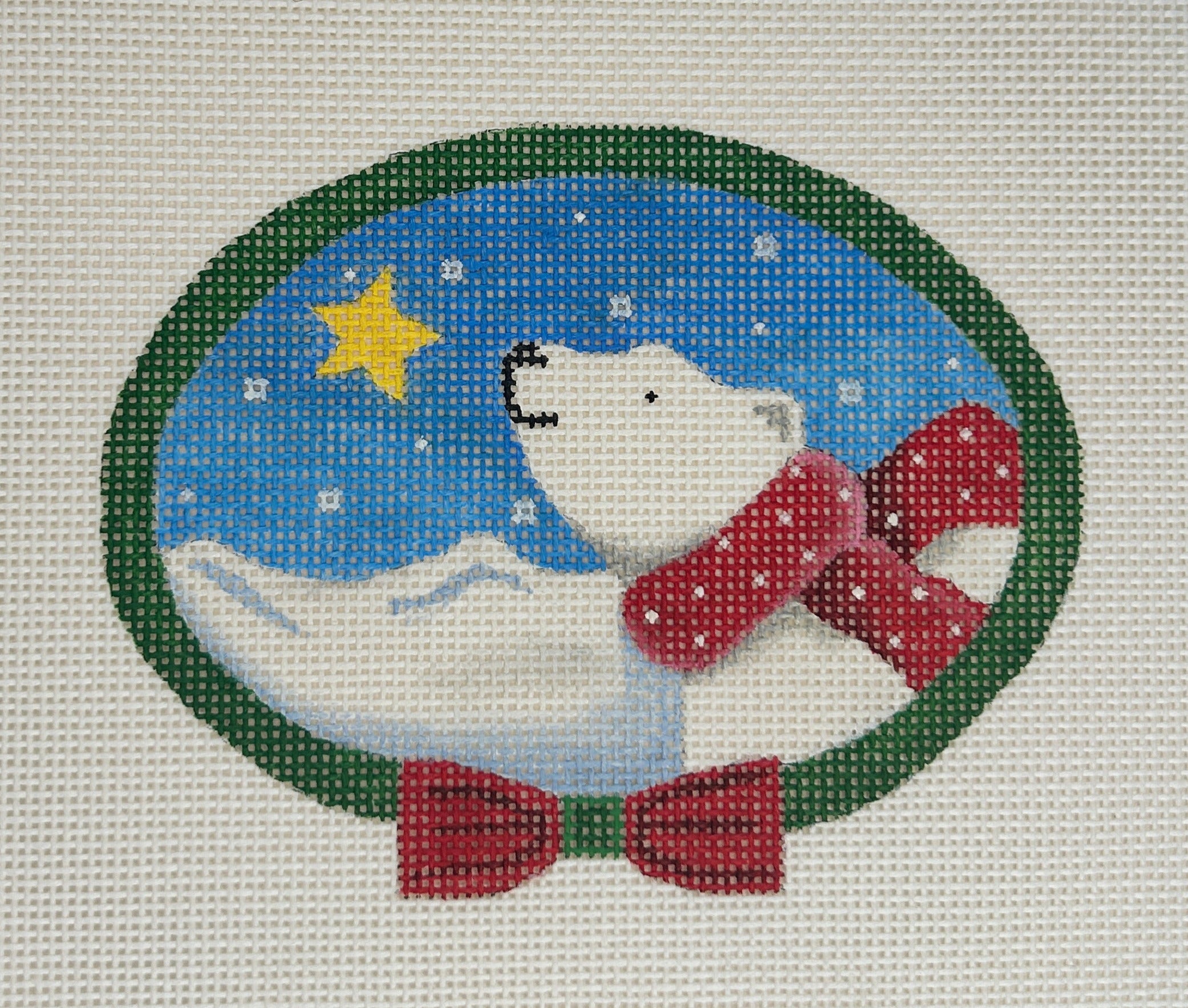 Polar Bear with Scarf