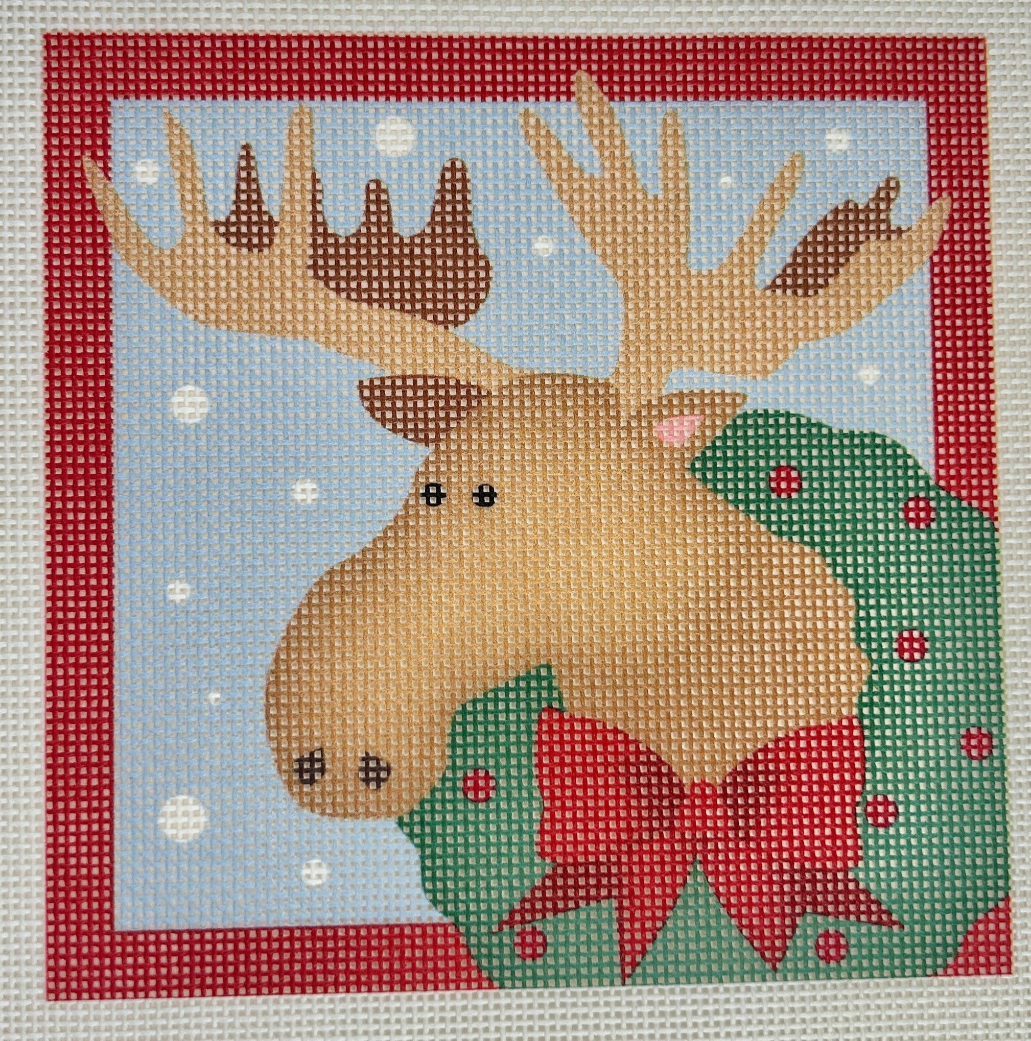 Reindeer with Wreath
