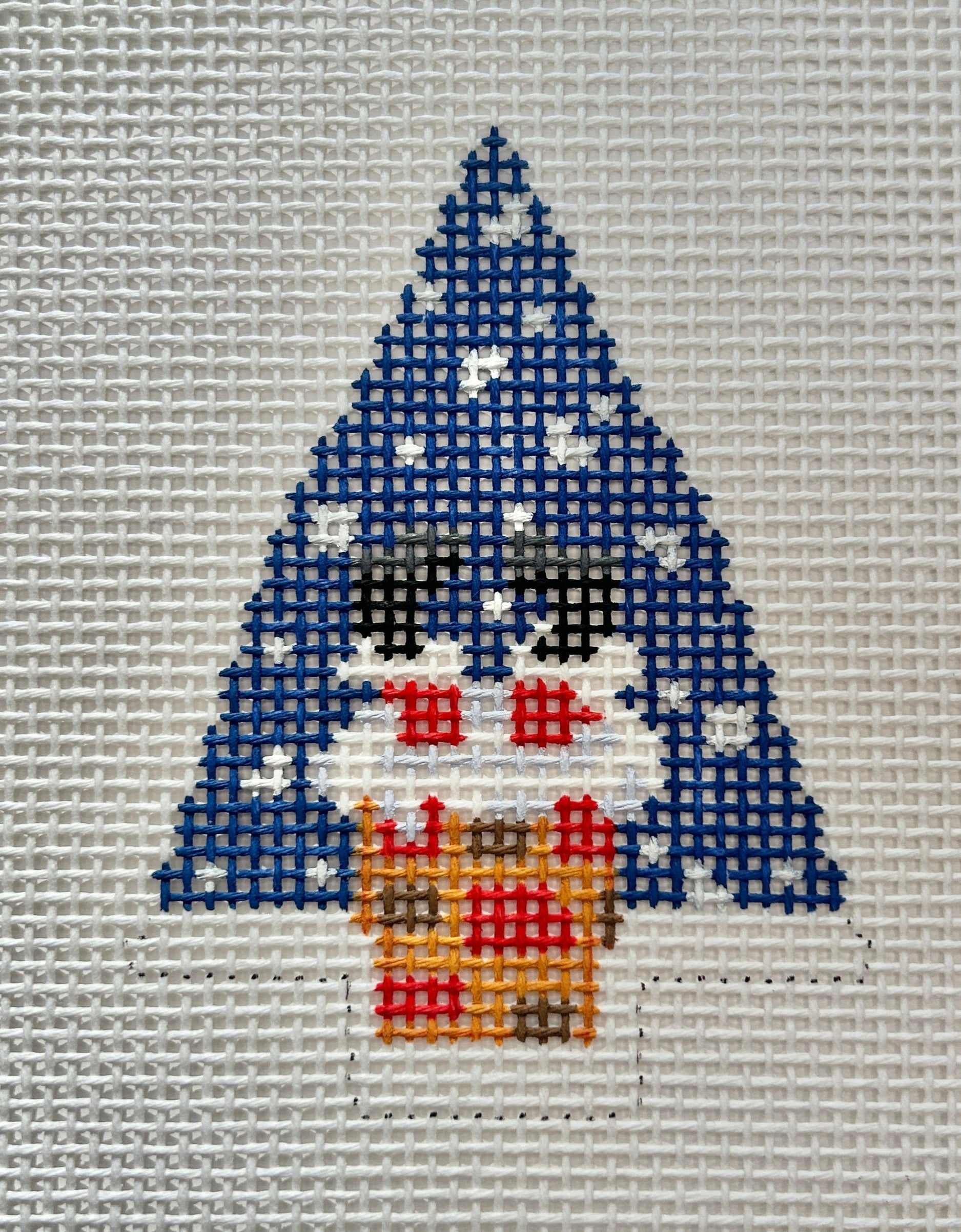Santa Feet Down Chimney