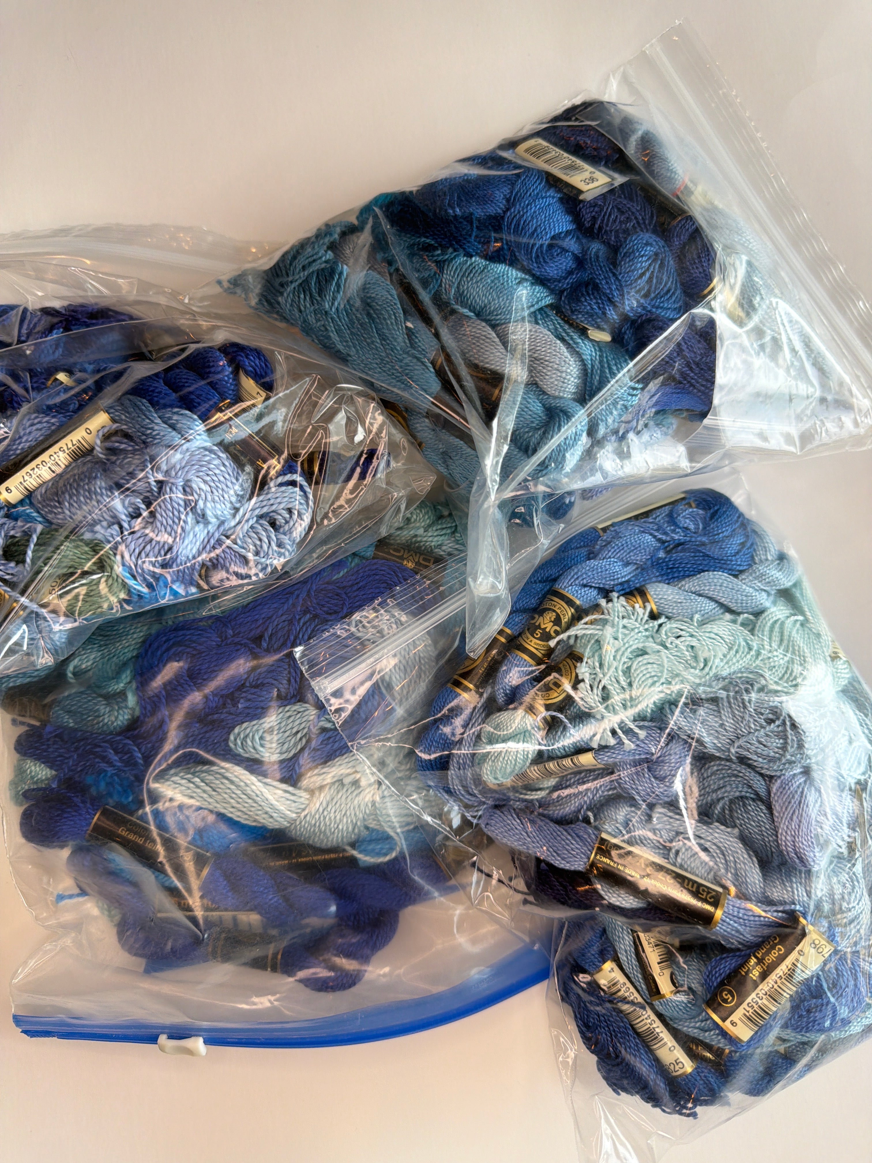 Grab Bag DMC Perle: Blue