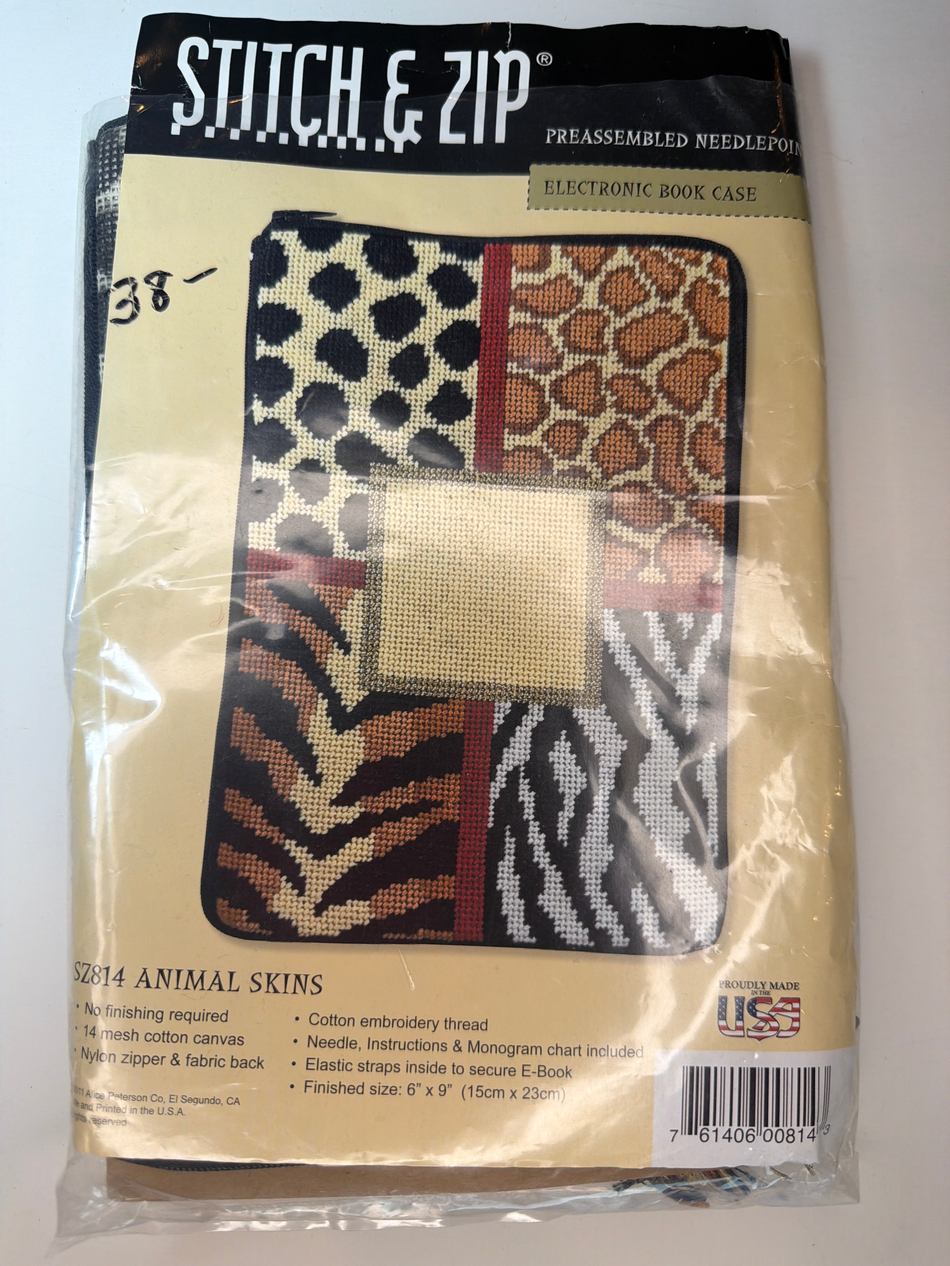 Stitch and Zip: Electronic Book Case (Animal Skins)