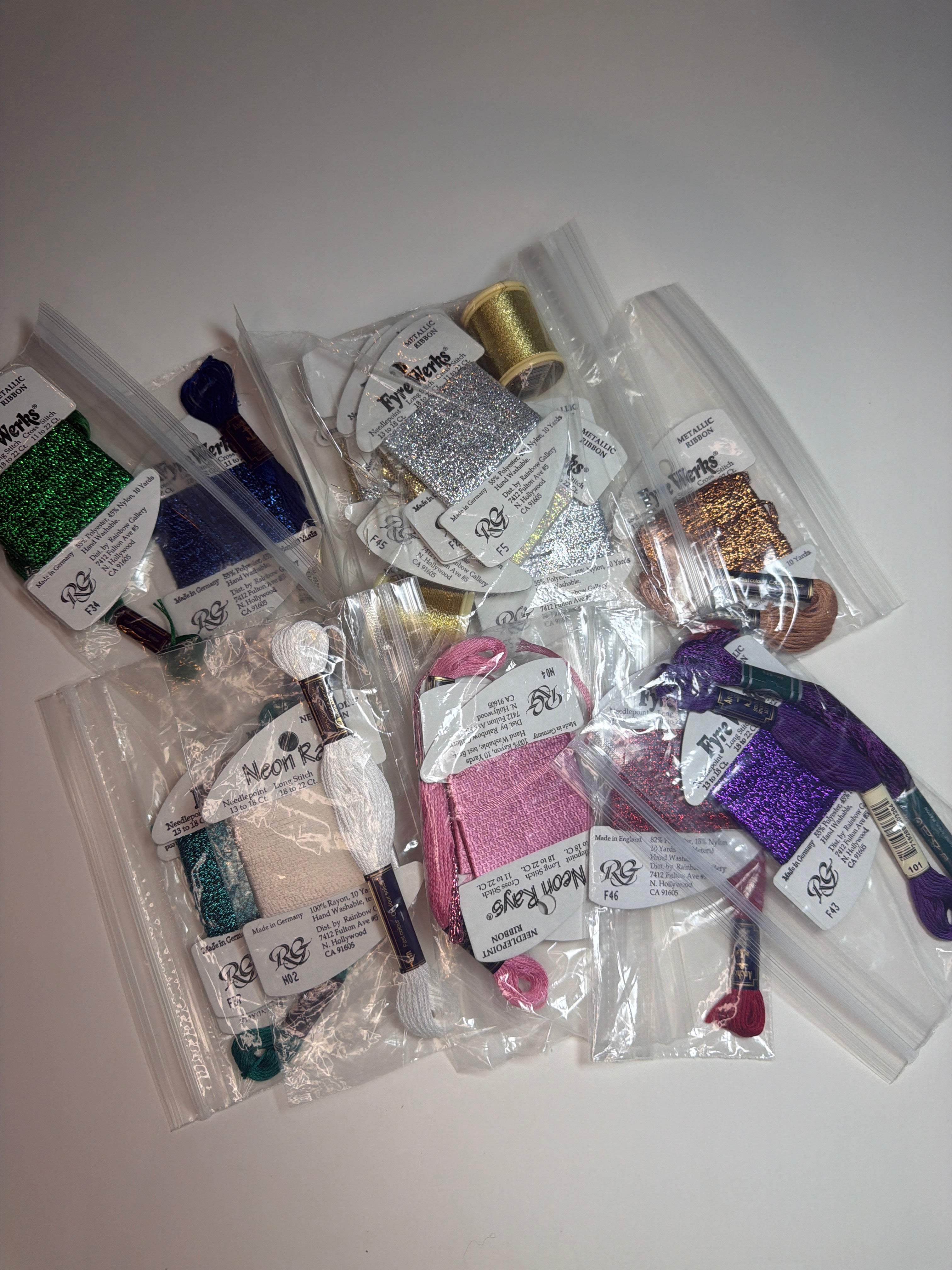 Bag of Threads: Metallics and Matte Mates