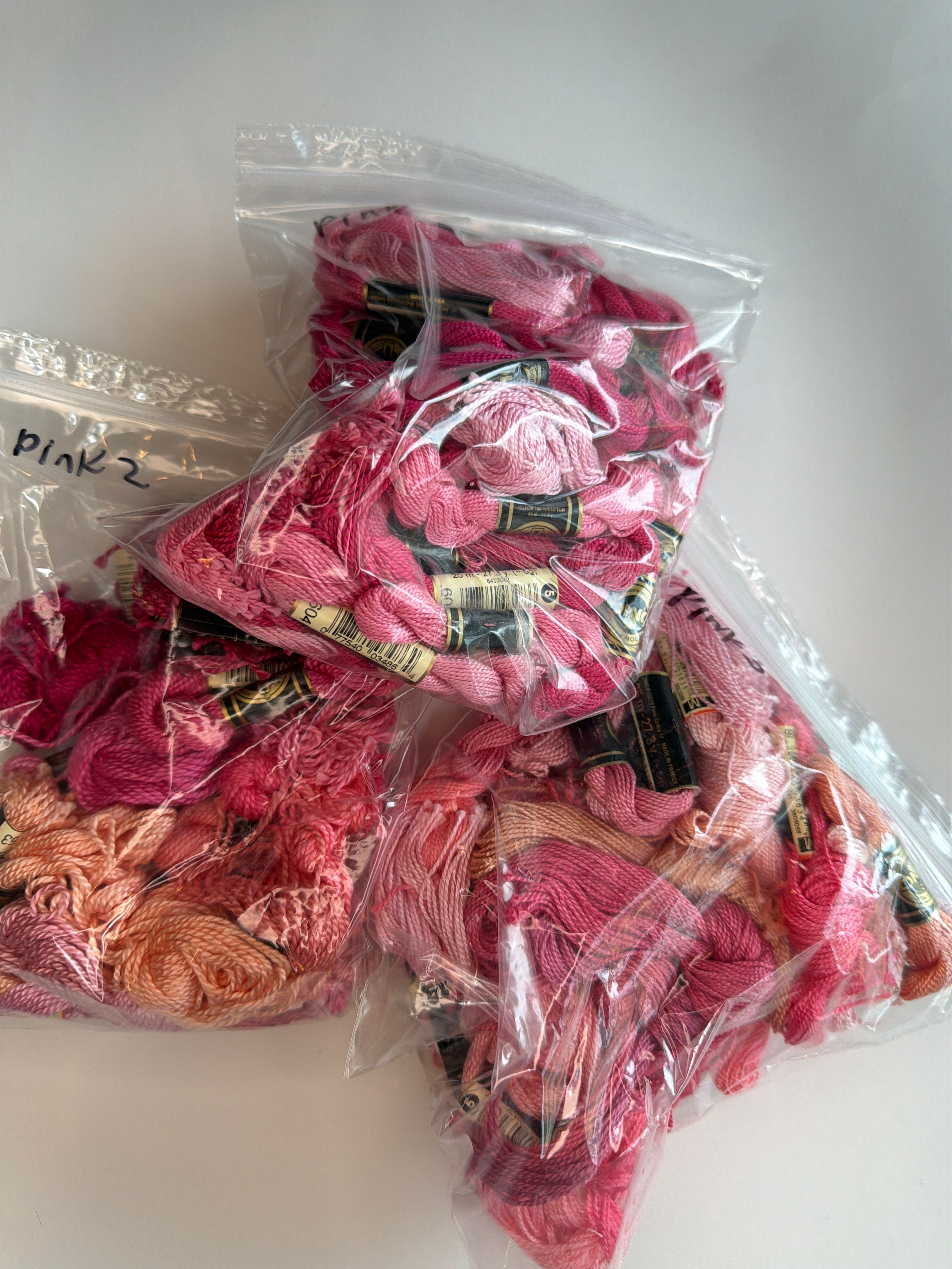 Grab Bag DMC Perle: Pink