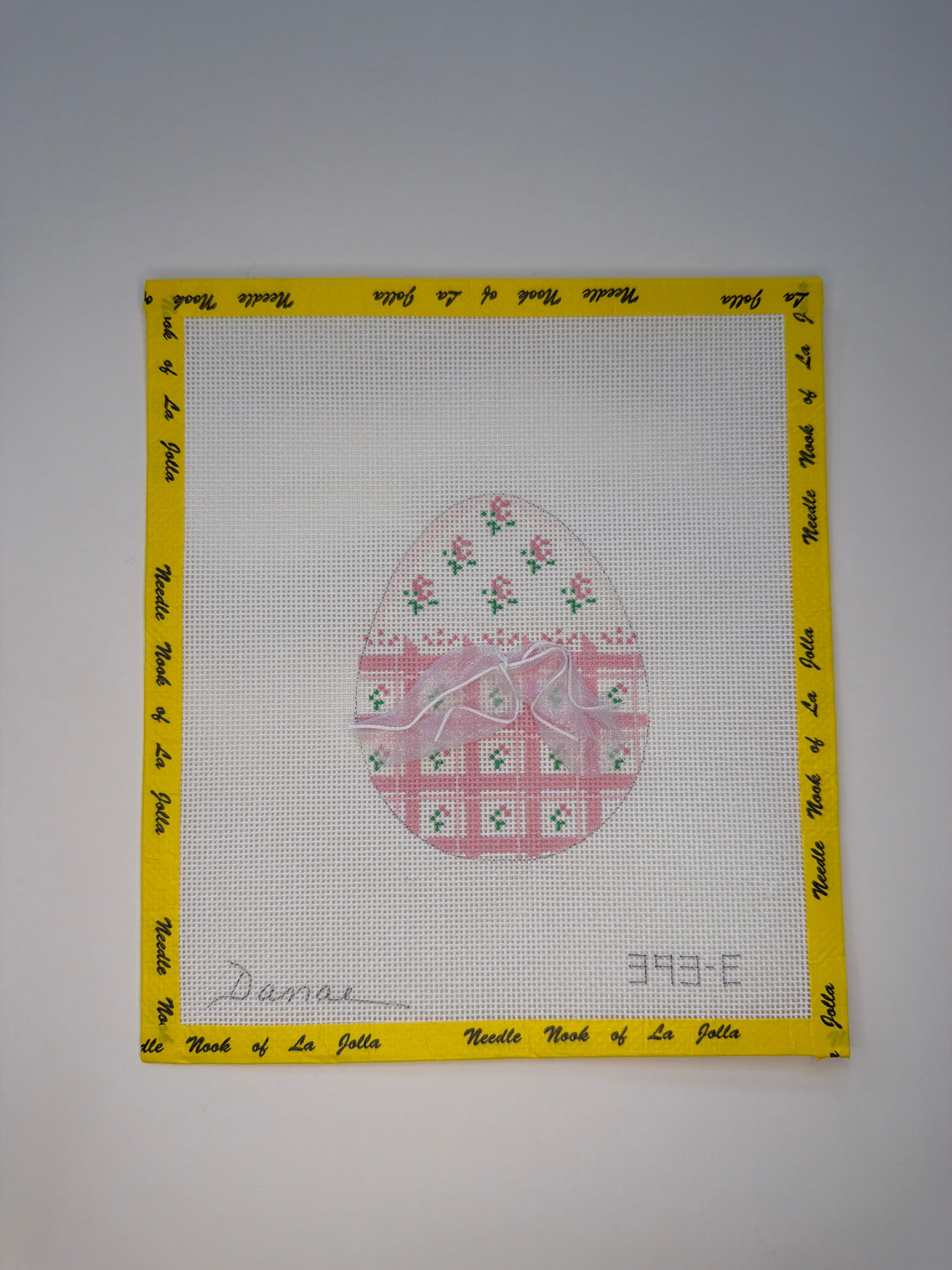 Floral Easter Egg (pink)