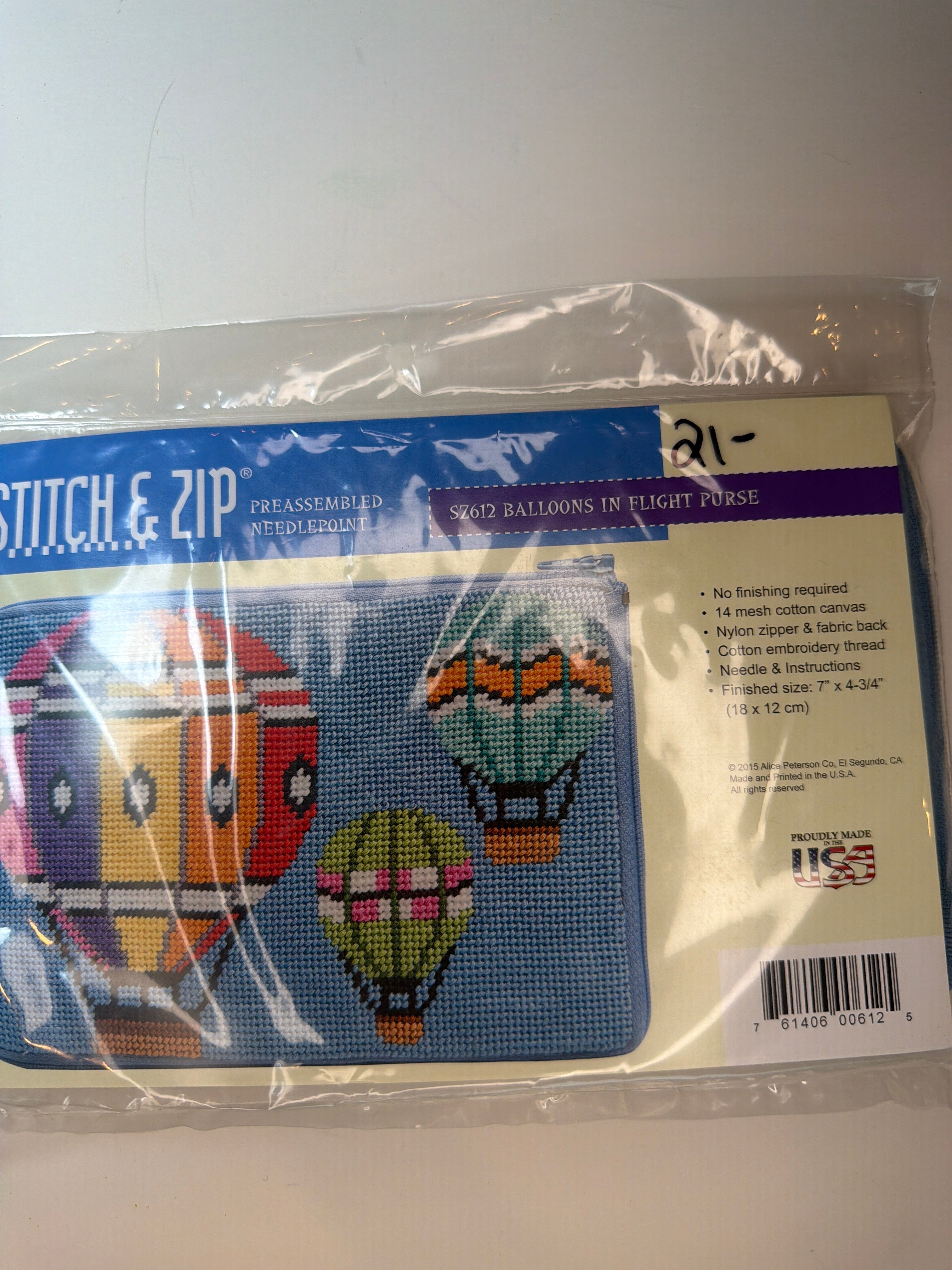 Stitch and Zip: Cosmetic Case (Balloons in Flight)