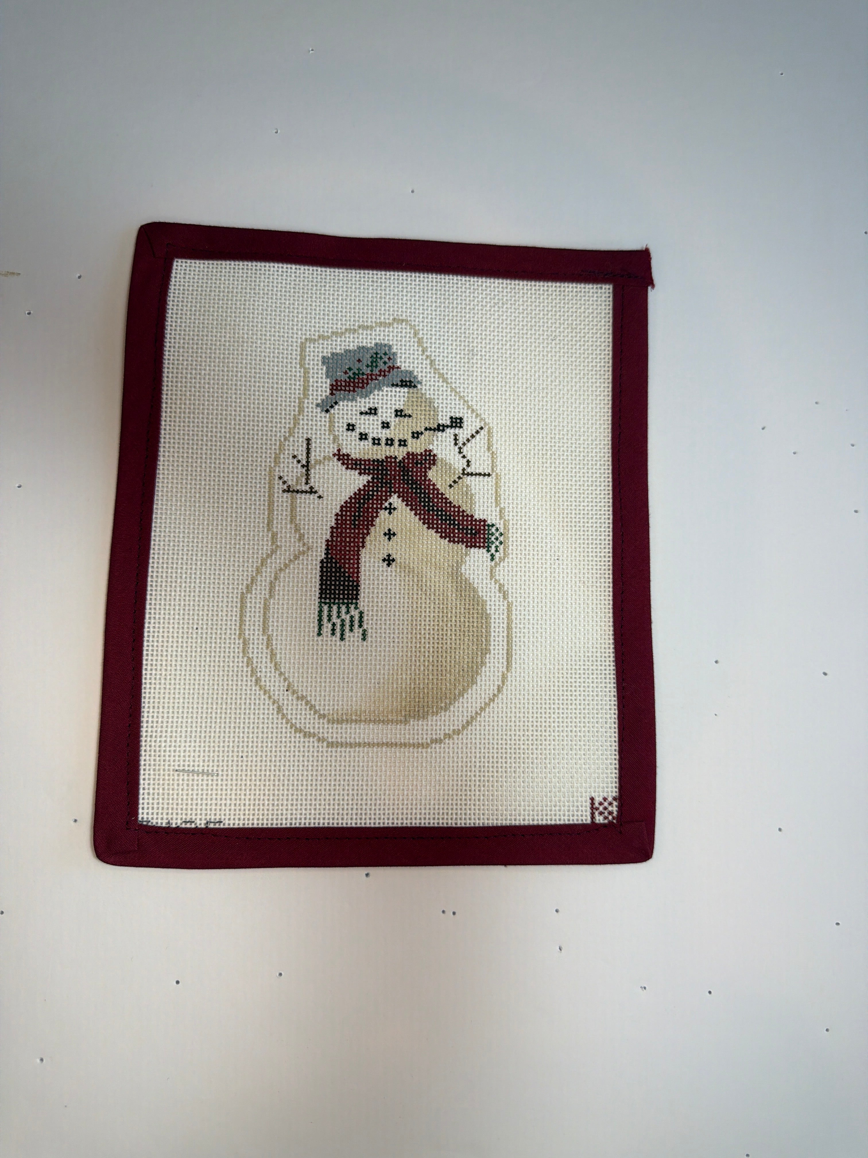 Snowman Smoking a Pipe