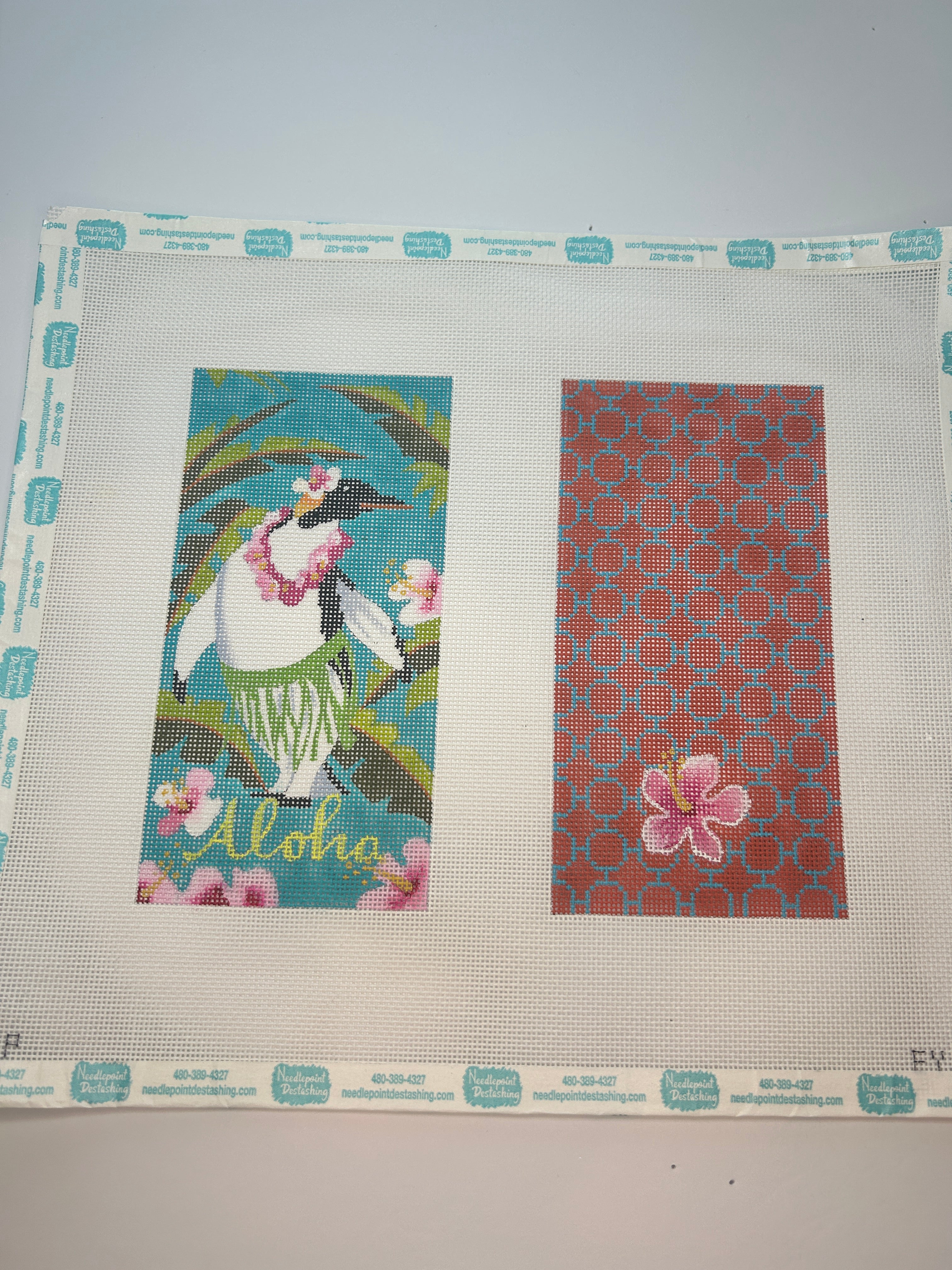 Aloha Penguin Eyeglass Case