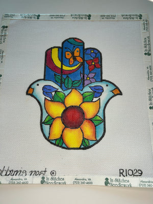 Blue Bird Peace Hand