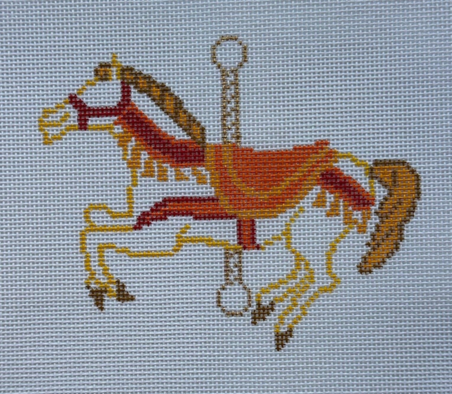 Jolly Holly Carousel Horse