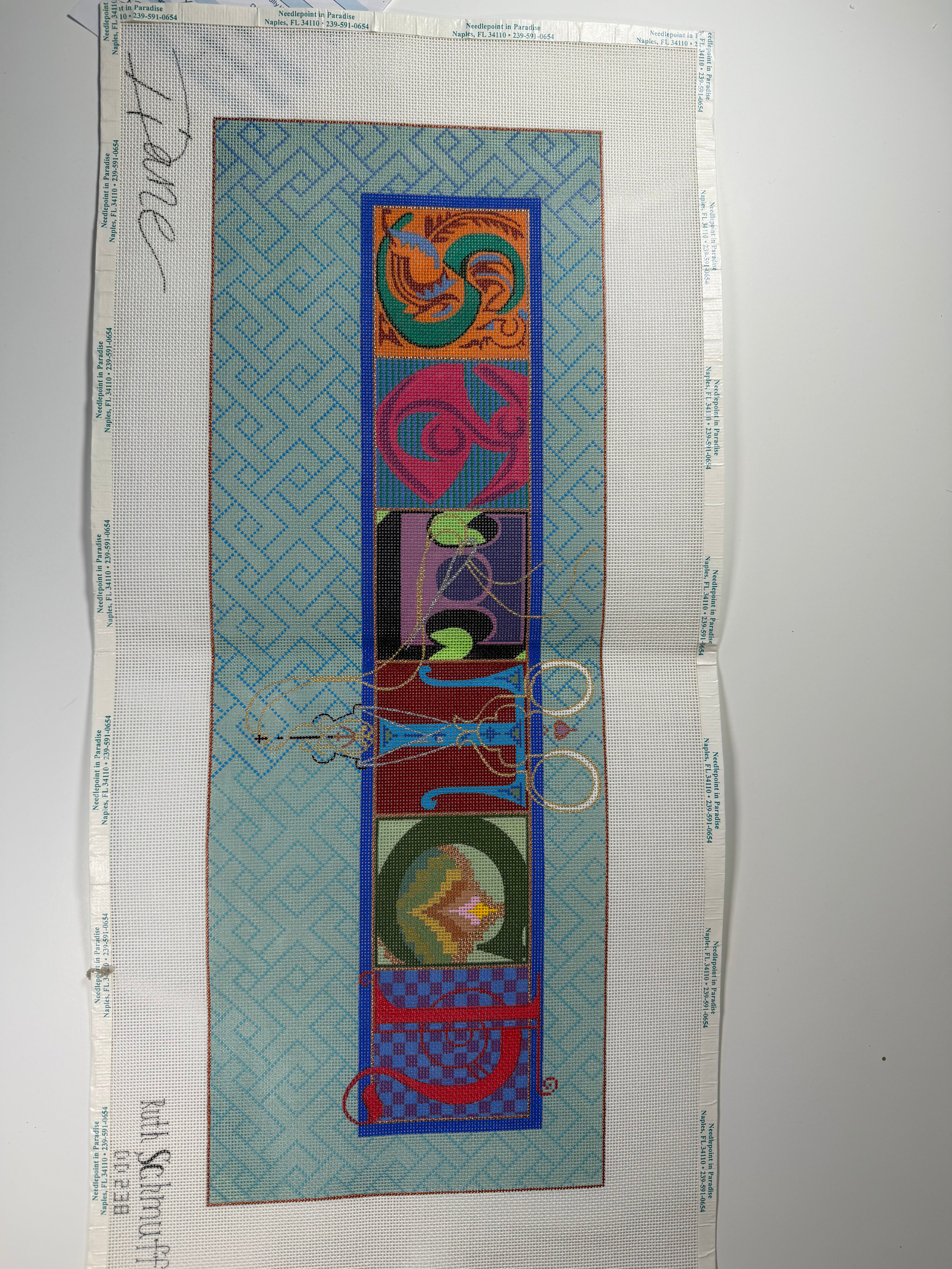 "Stitch" Decorative Calligraphy