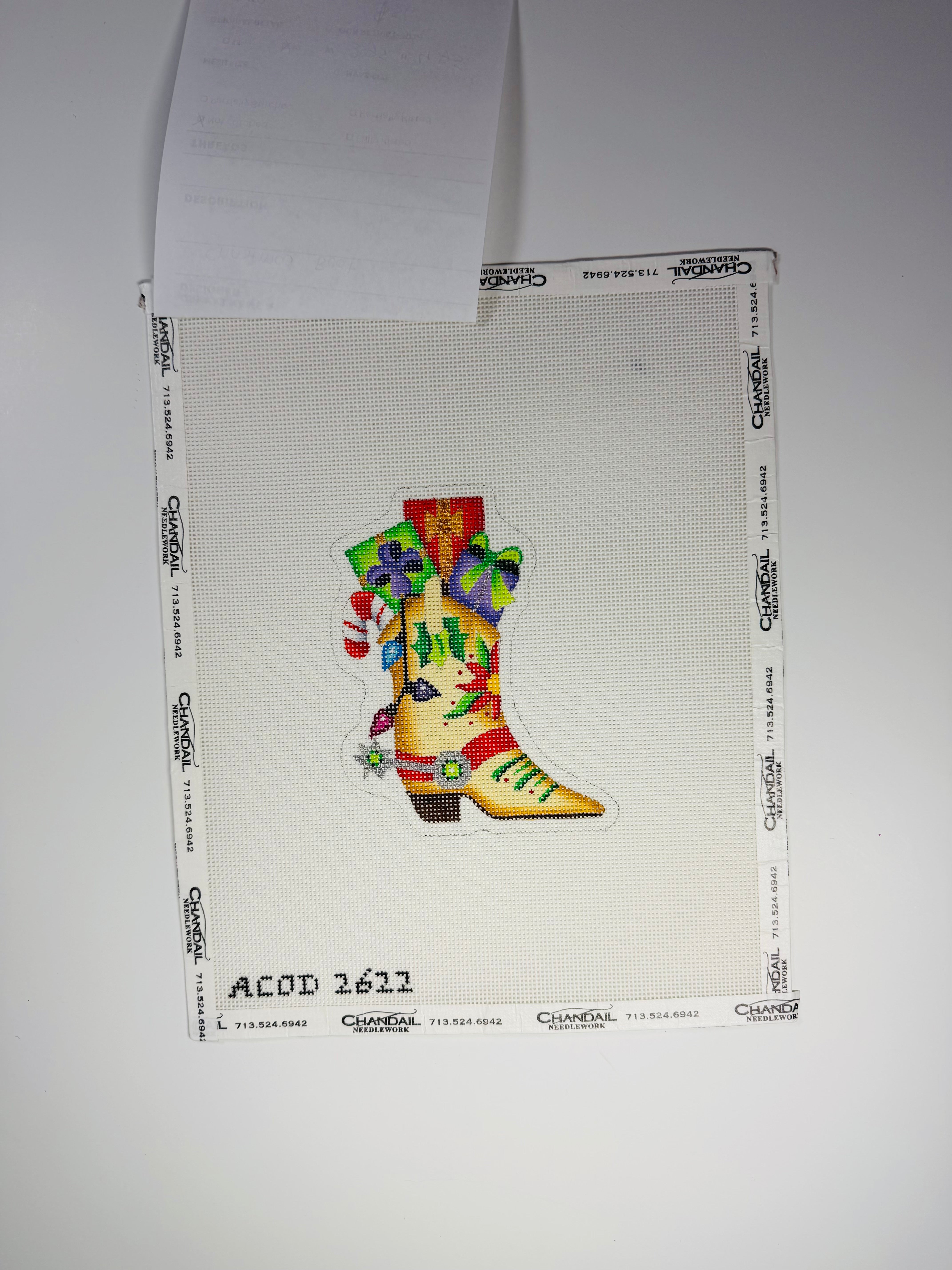 Christmas Cowboy Boot