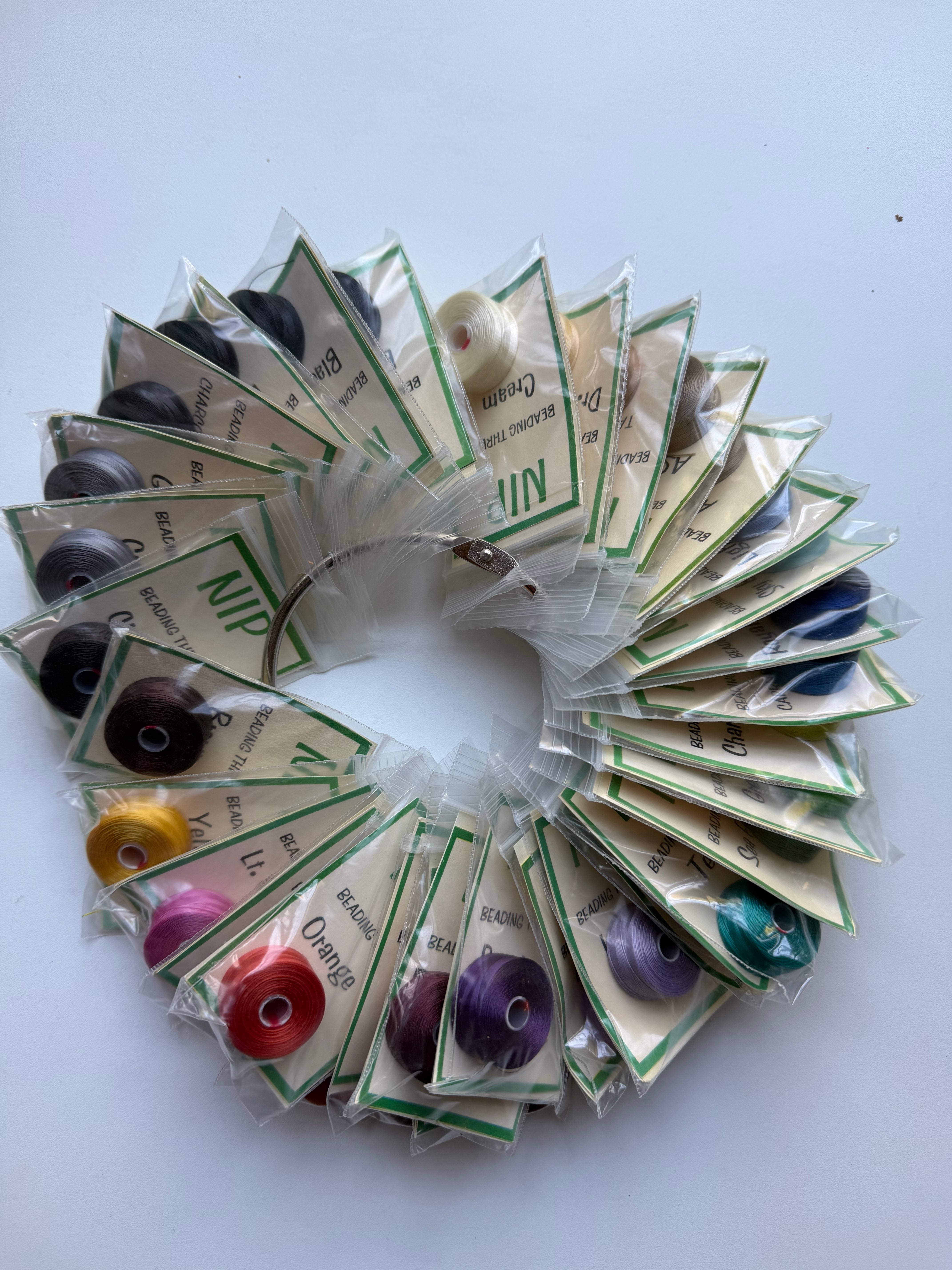 Rainbow Packet of NIP Needlepoint Beading Thread