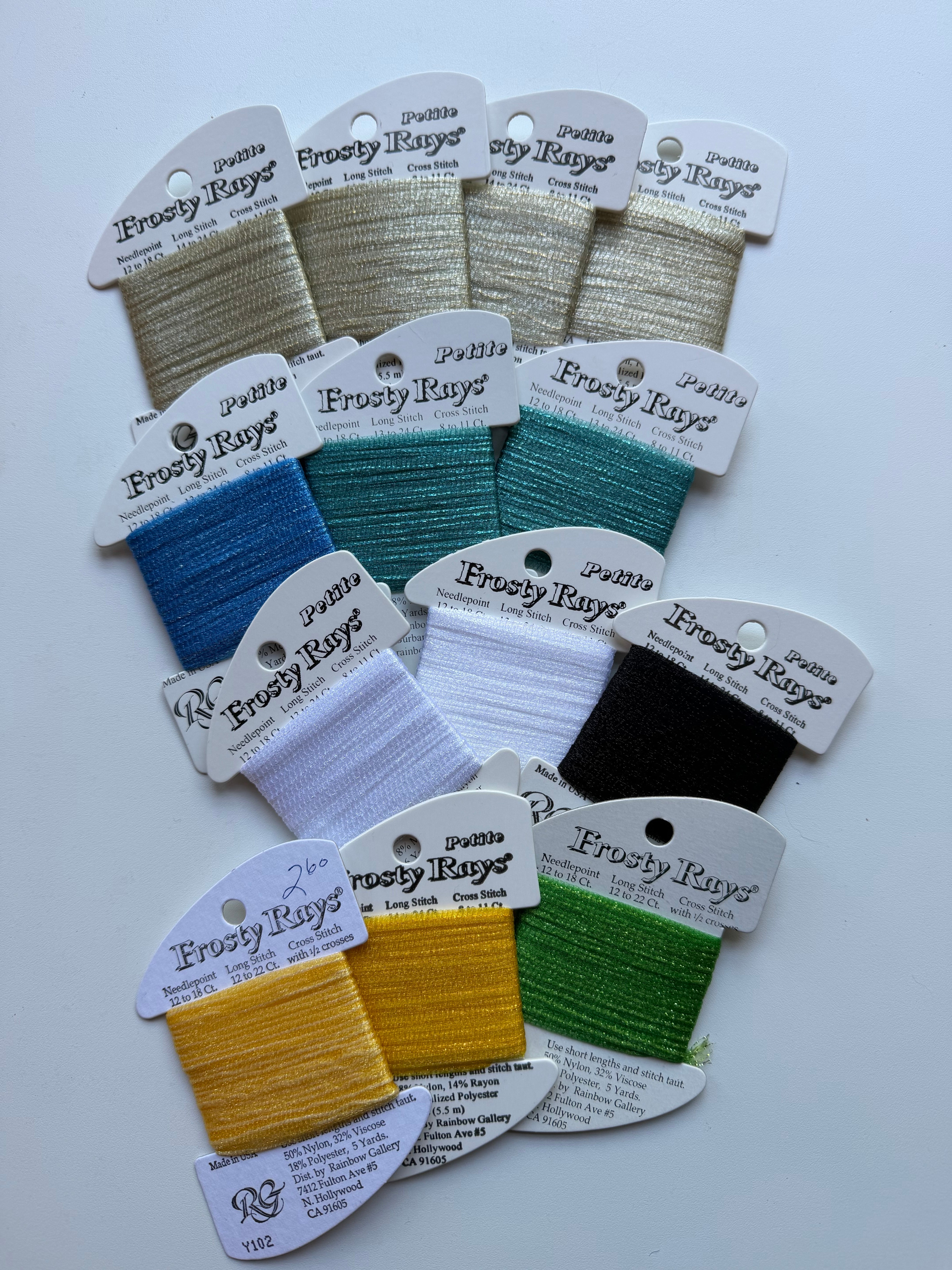 Petite Frosty Rays Mixed Thread Bag