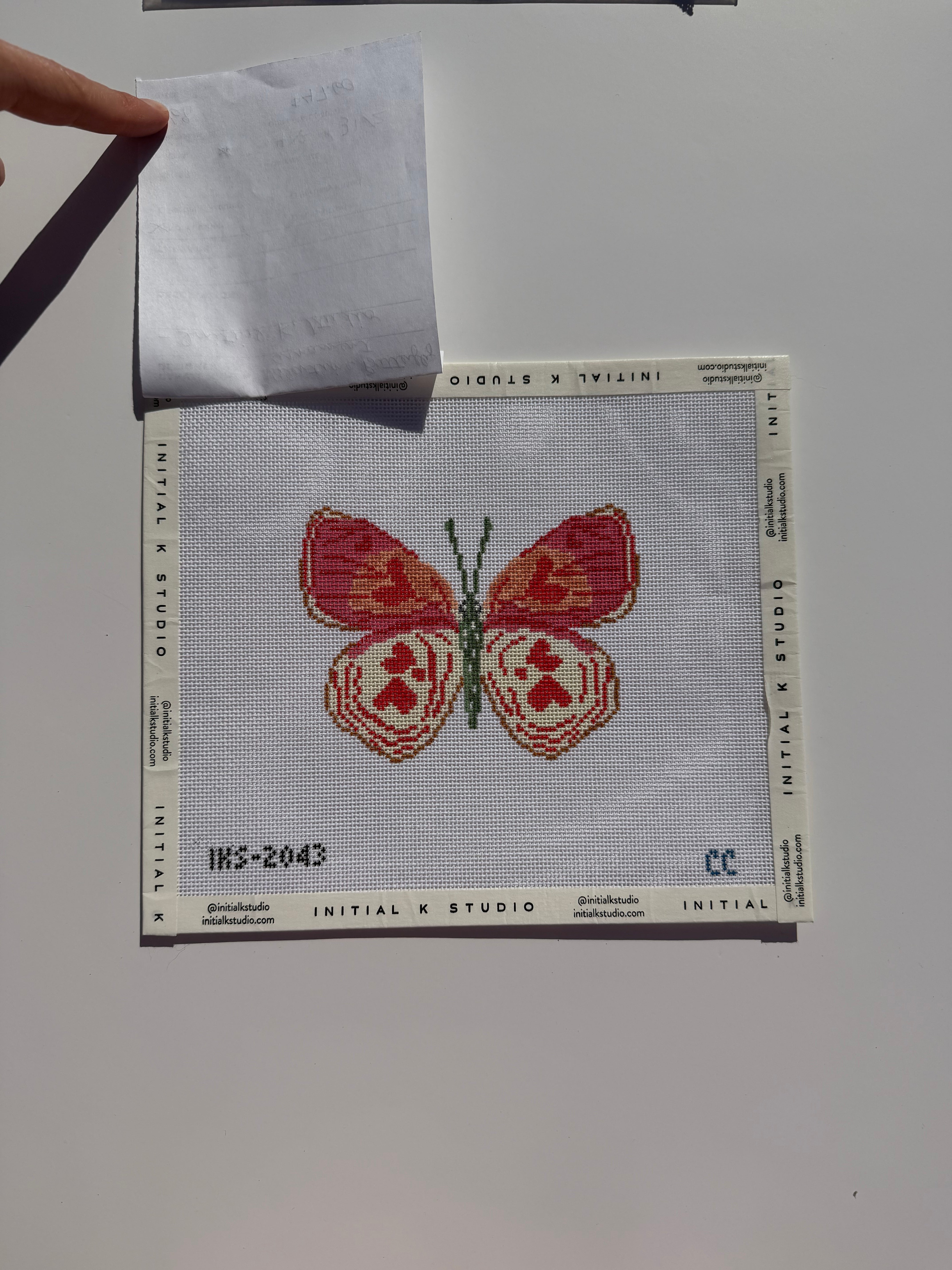 Valentine Butterfly Ornament by Initial K Studio