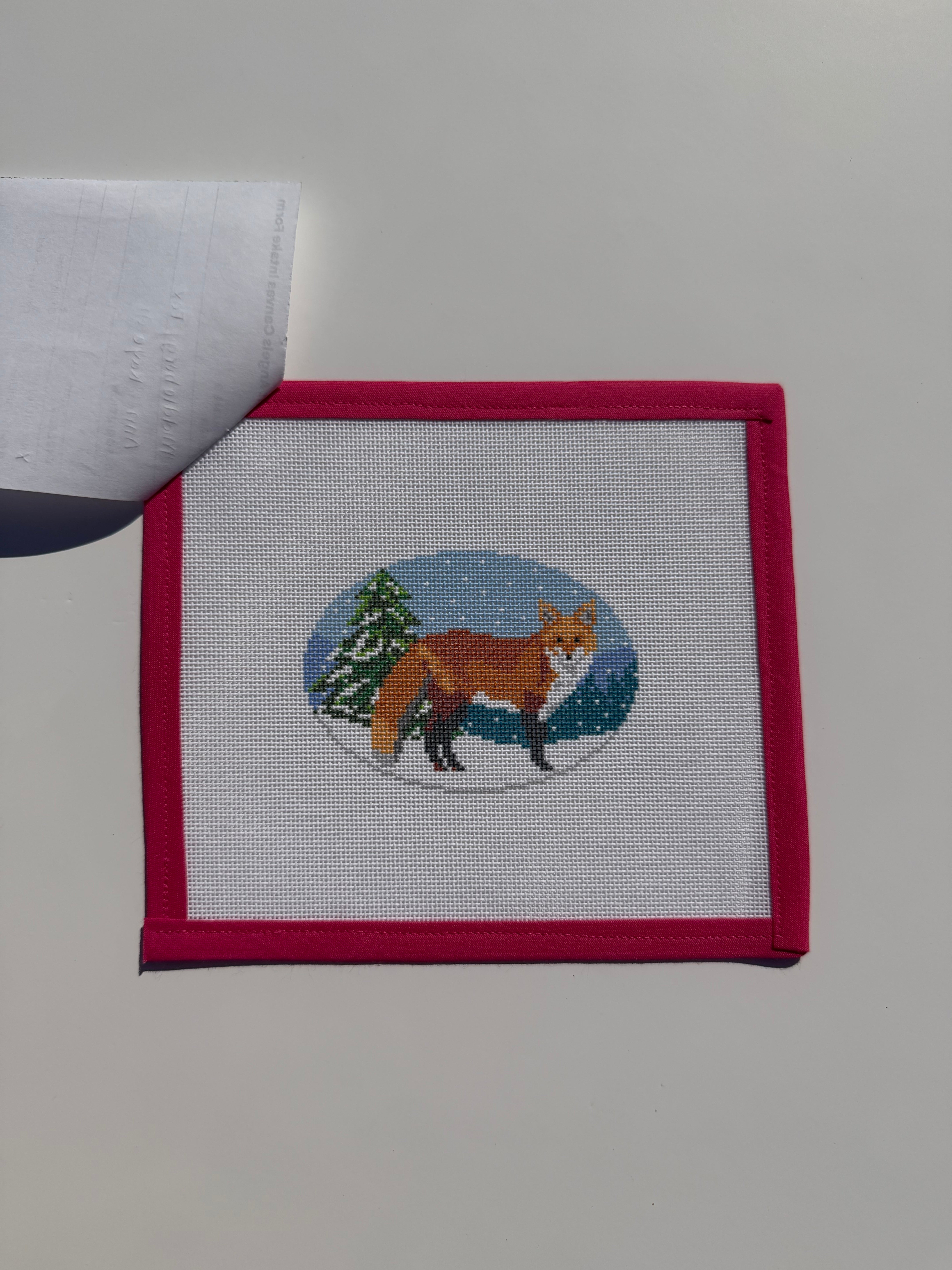 Middleburg Fox by Ann Kaye Needlepoint Canvas