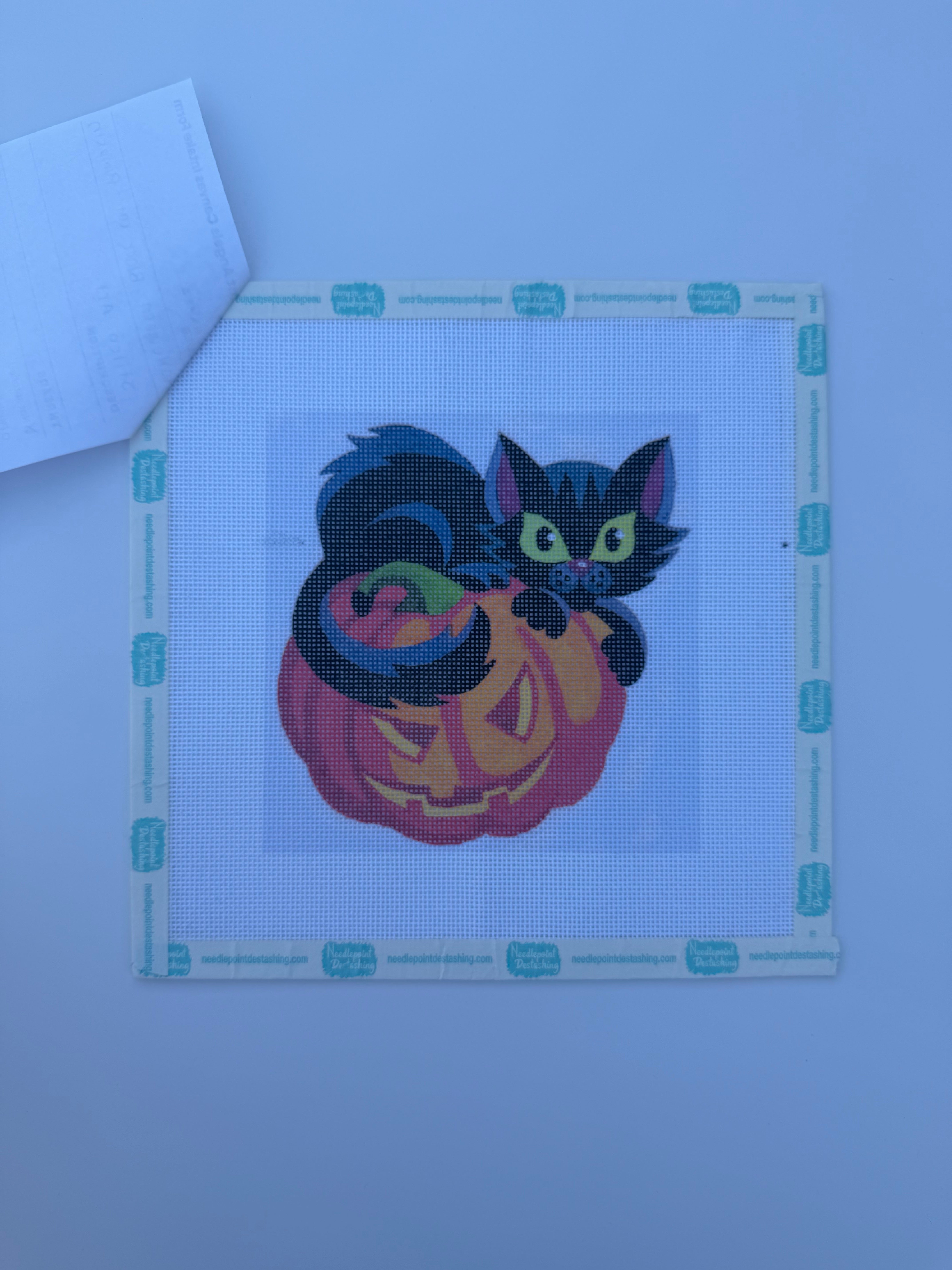 Halloween Black Cat and Pumpkin