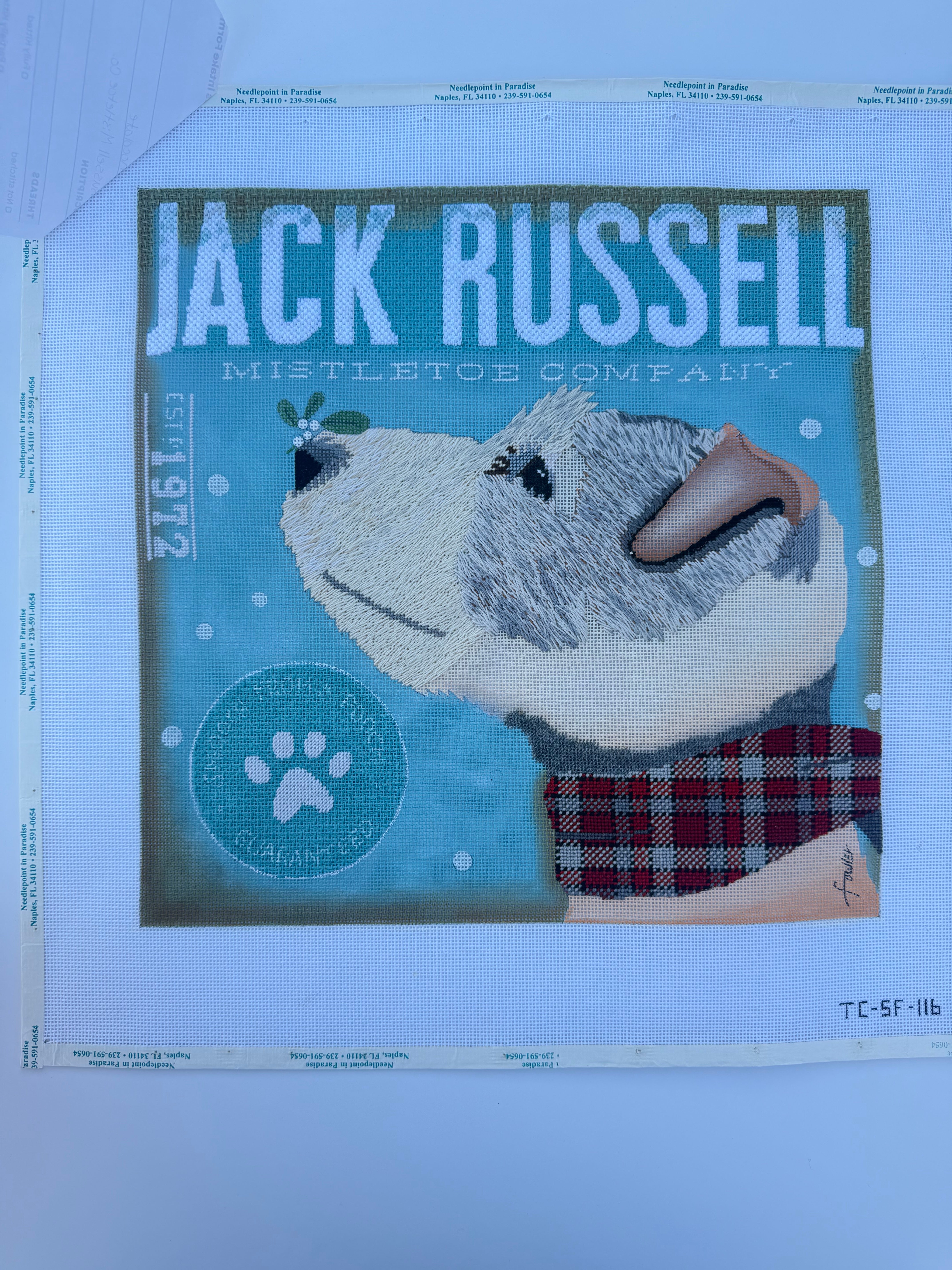 Tango and Chocolate Jack Russell Mistletoe Co