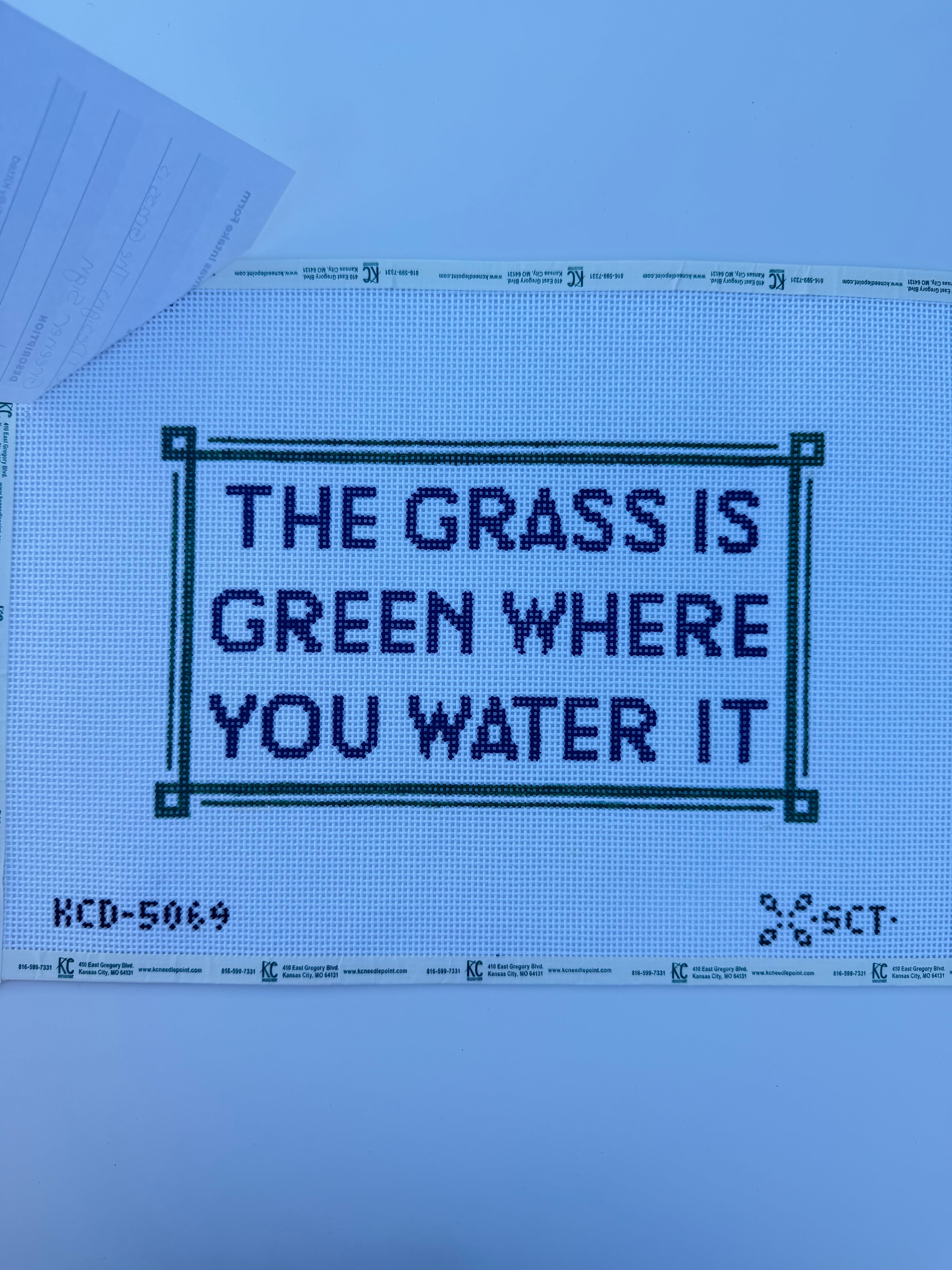 The Grass is Green Where You Water It