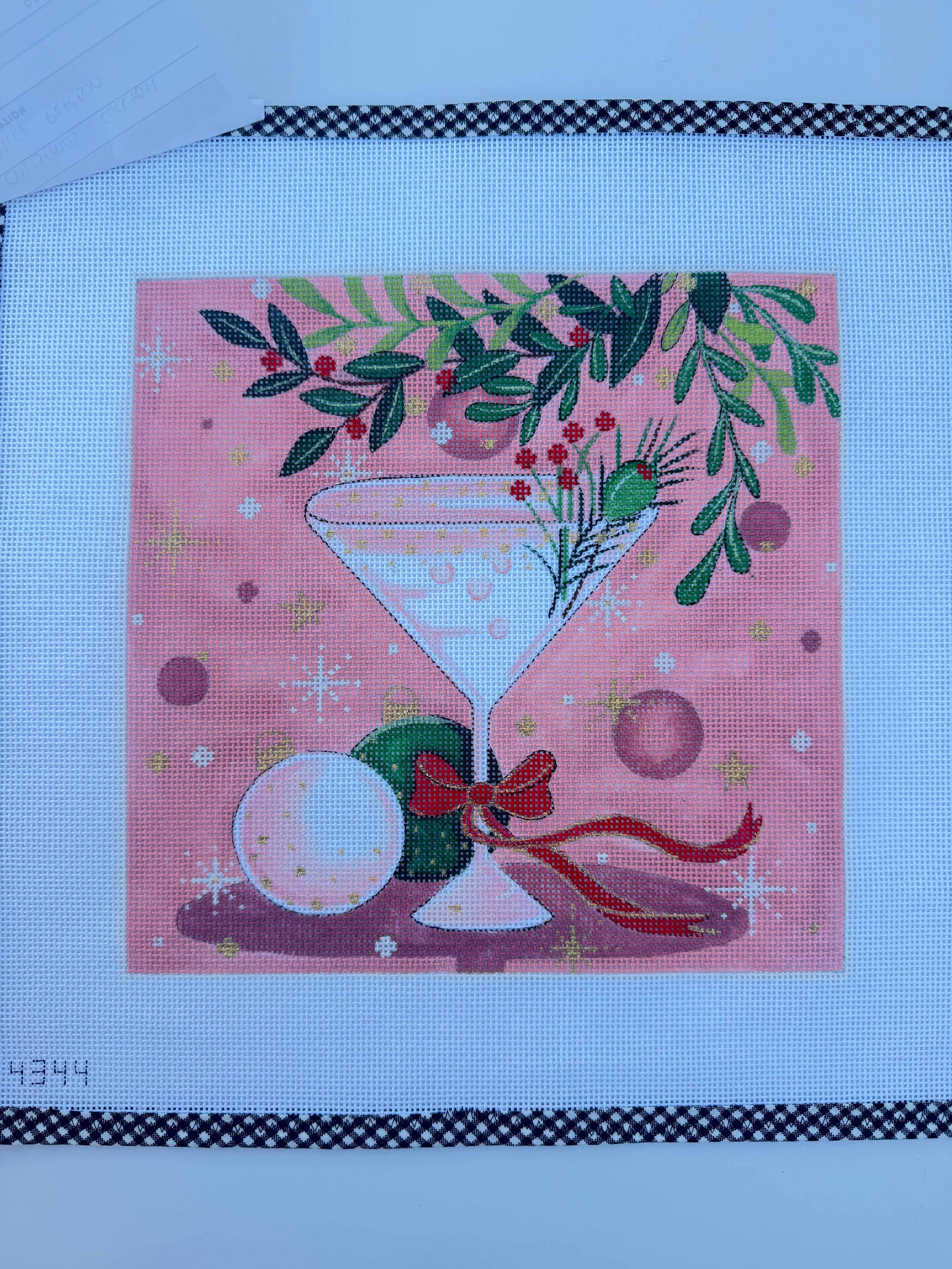 Christmas Cocktail Pillow