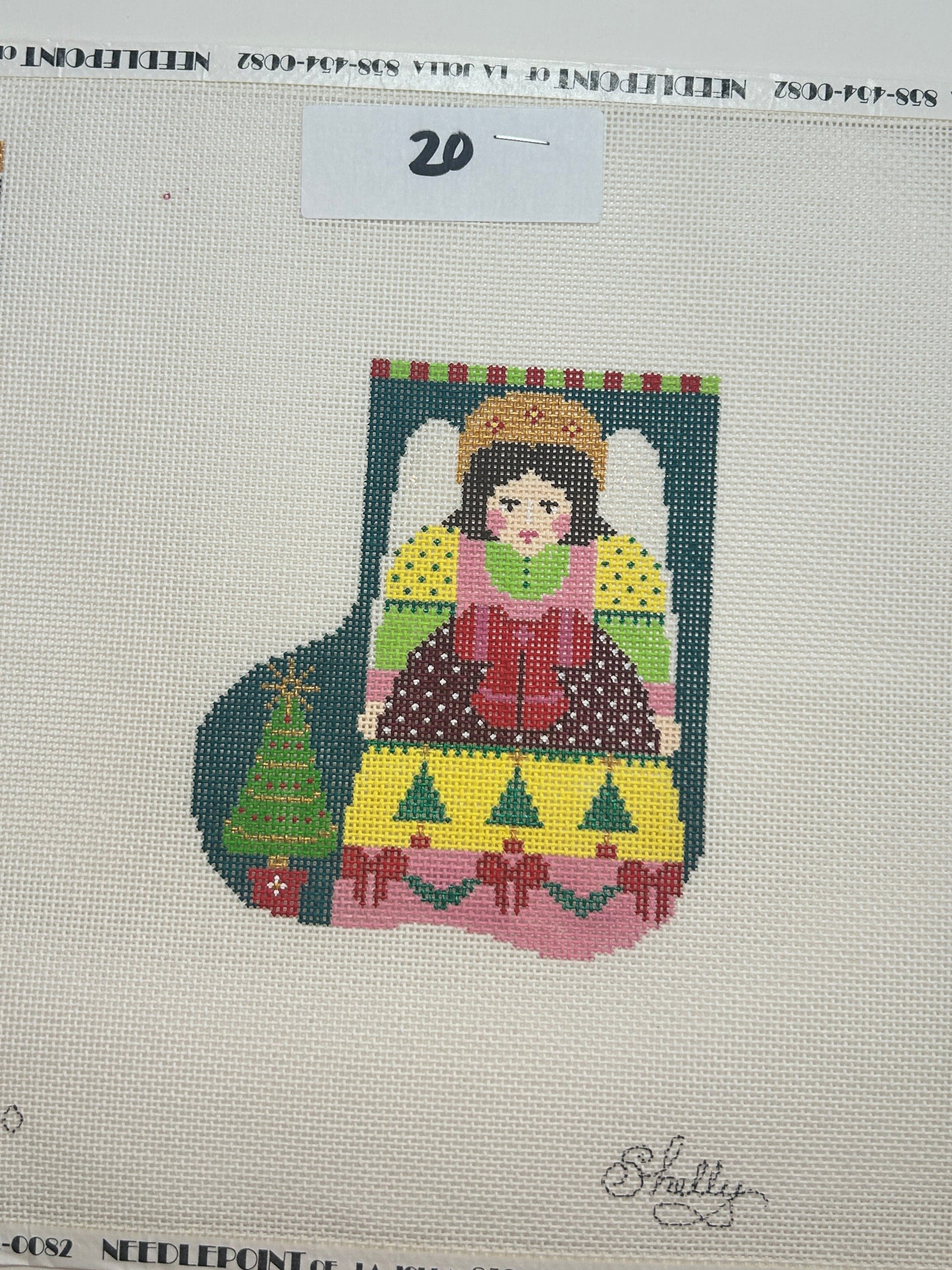 Christmas Angel Mini Stocking